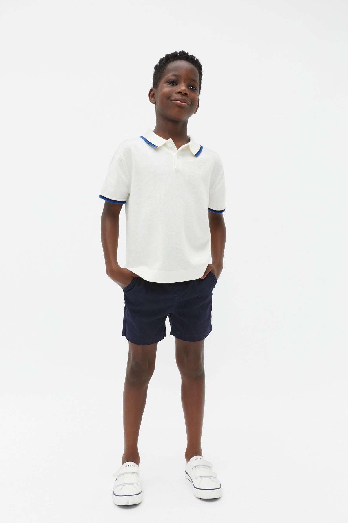 Knit Logo Polo