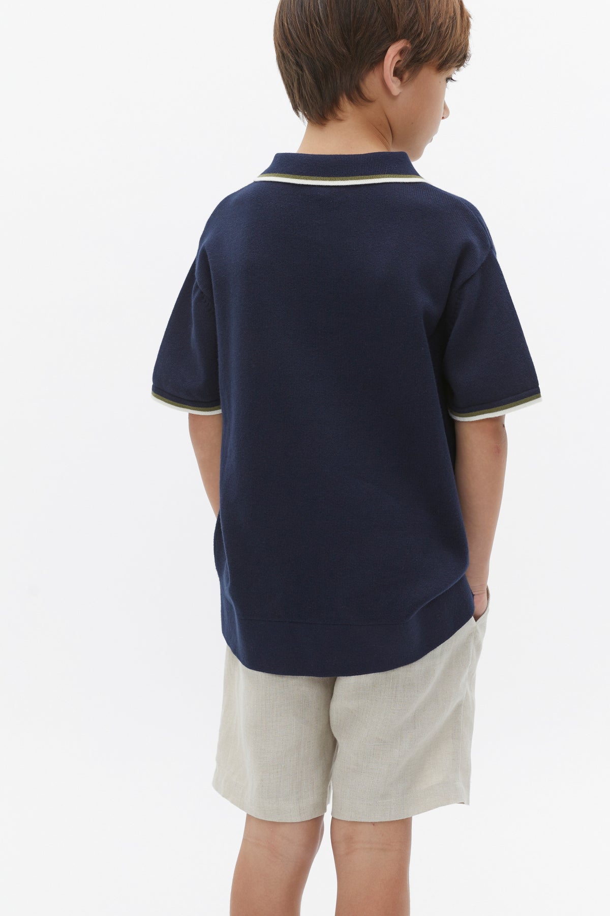 Knit Logo Polo