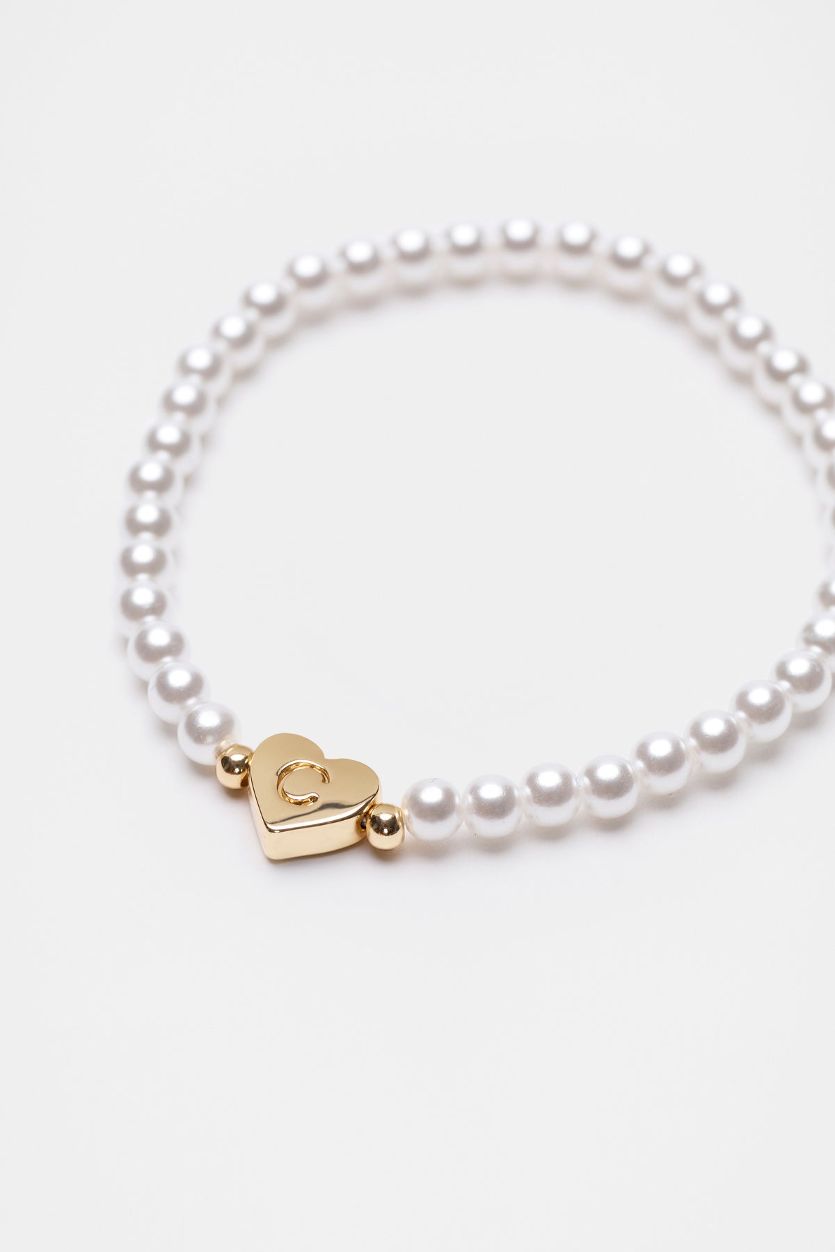Initial Pearl Bracelet