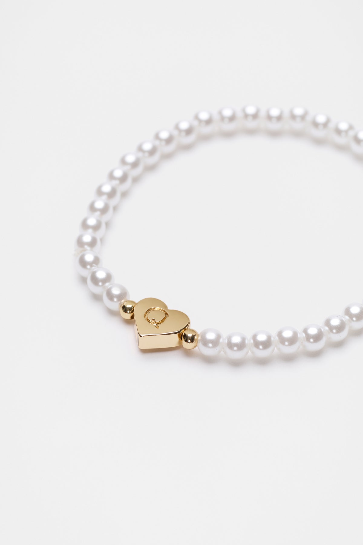 Initial Pearl Bracelet