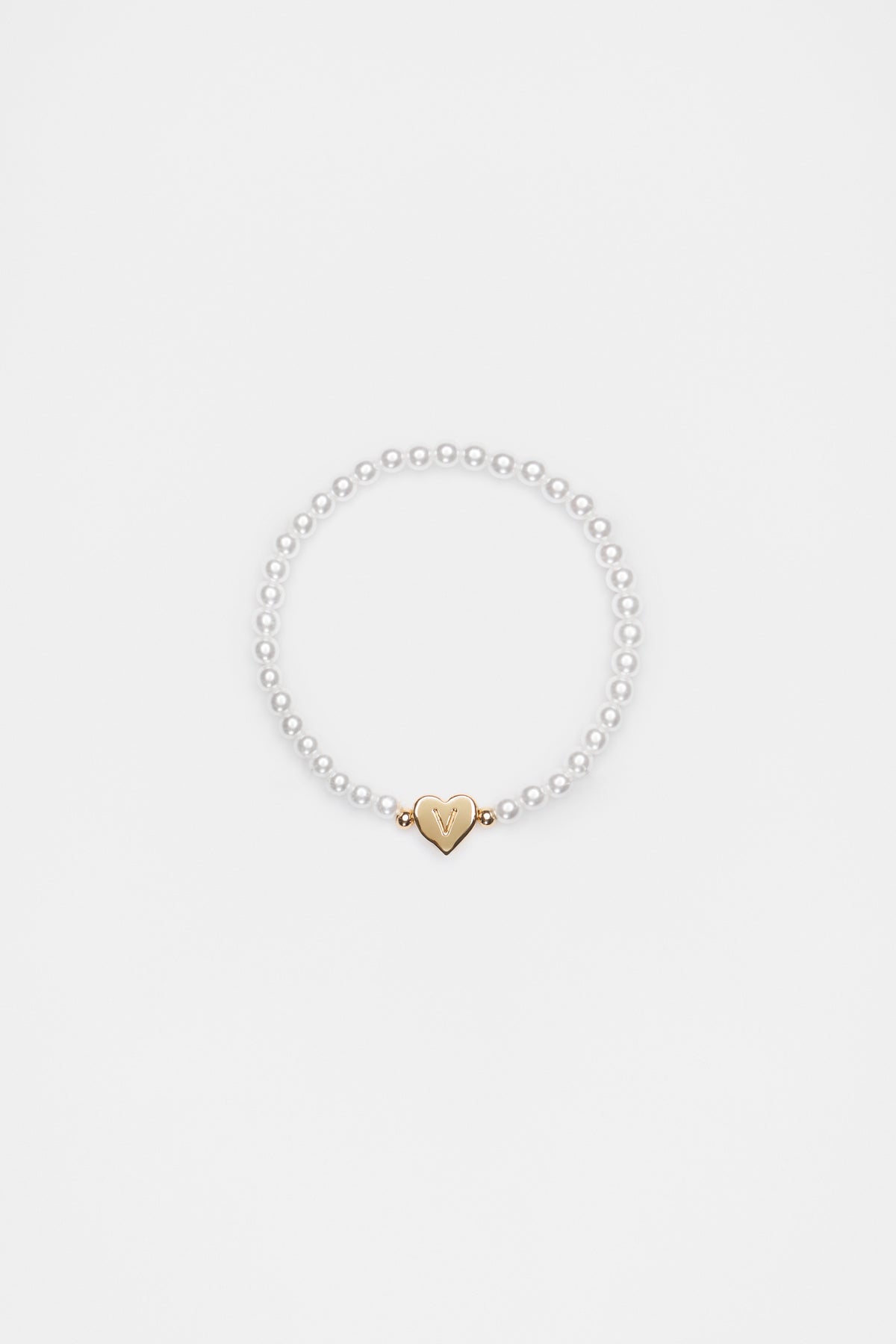 Initial Pearl Bracelet