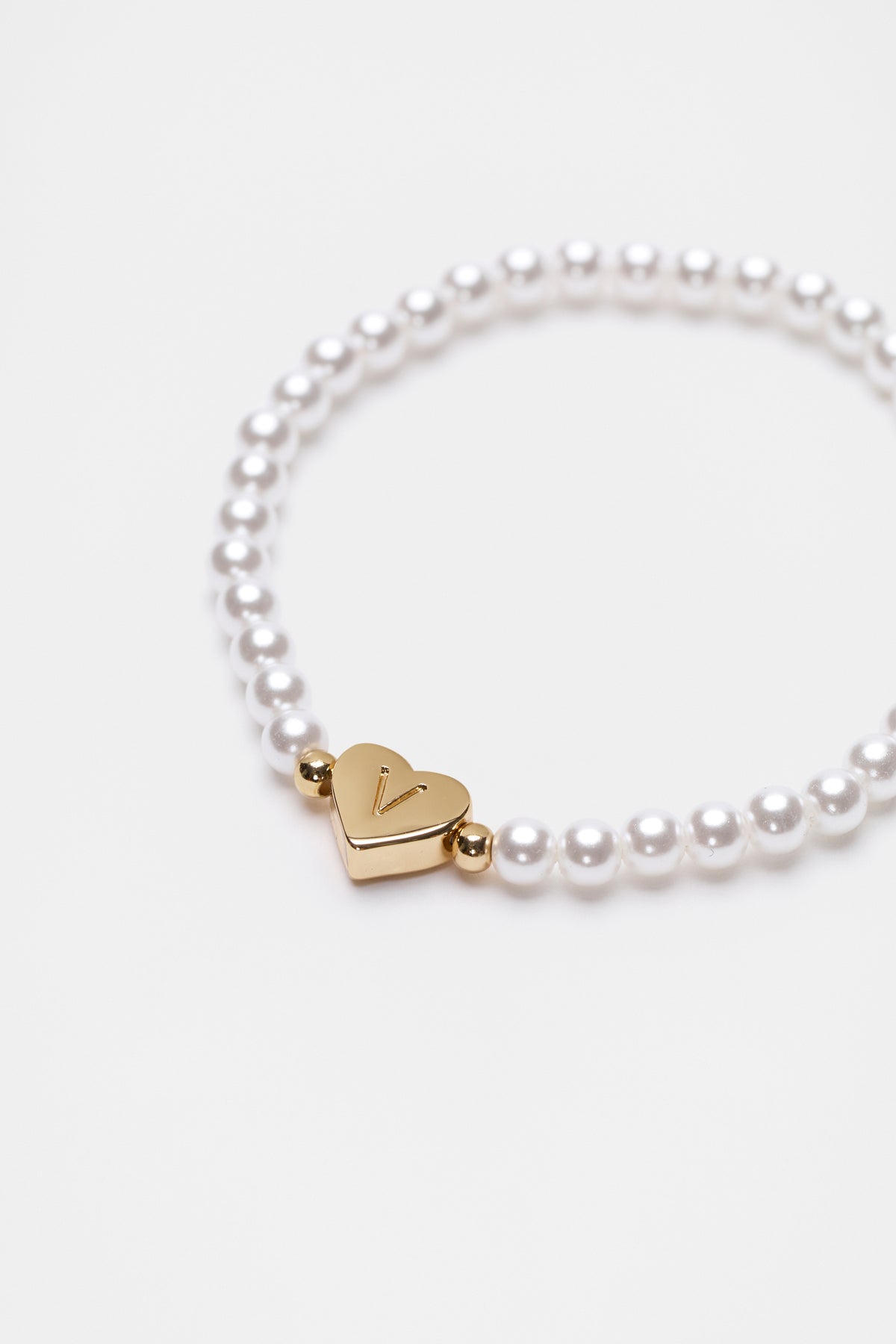 Initial Pearl Bracelet