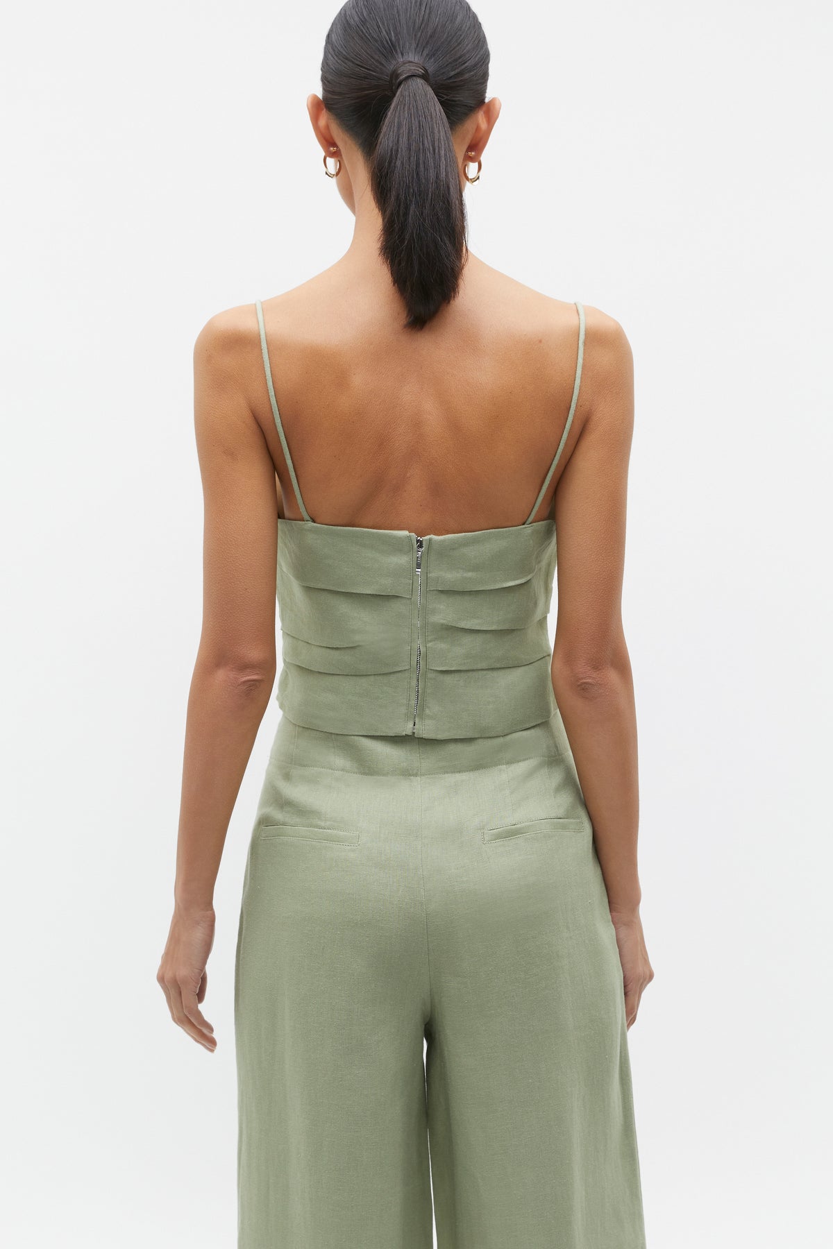 Linen Balconette Top