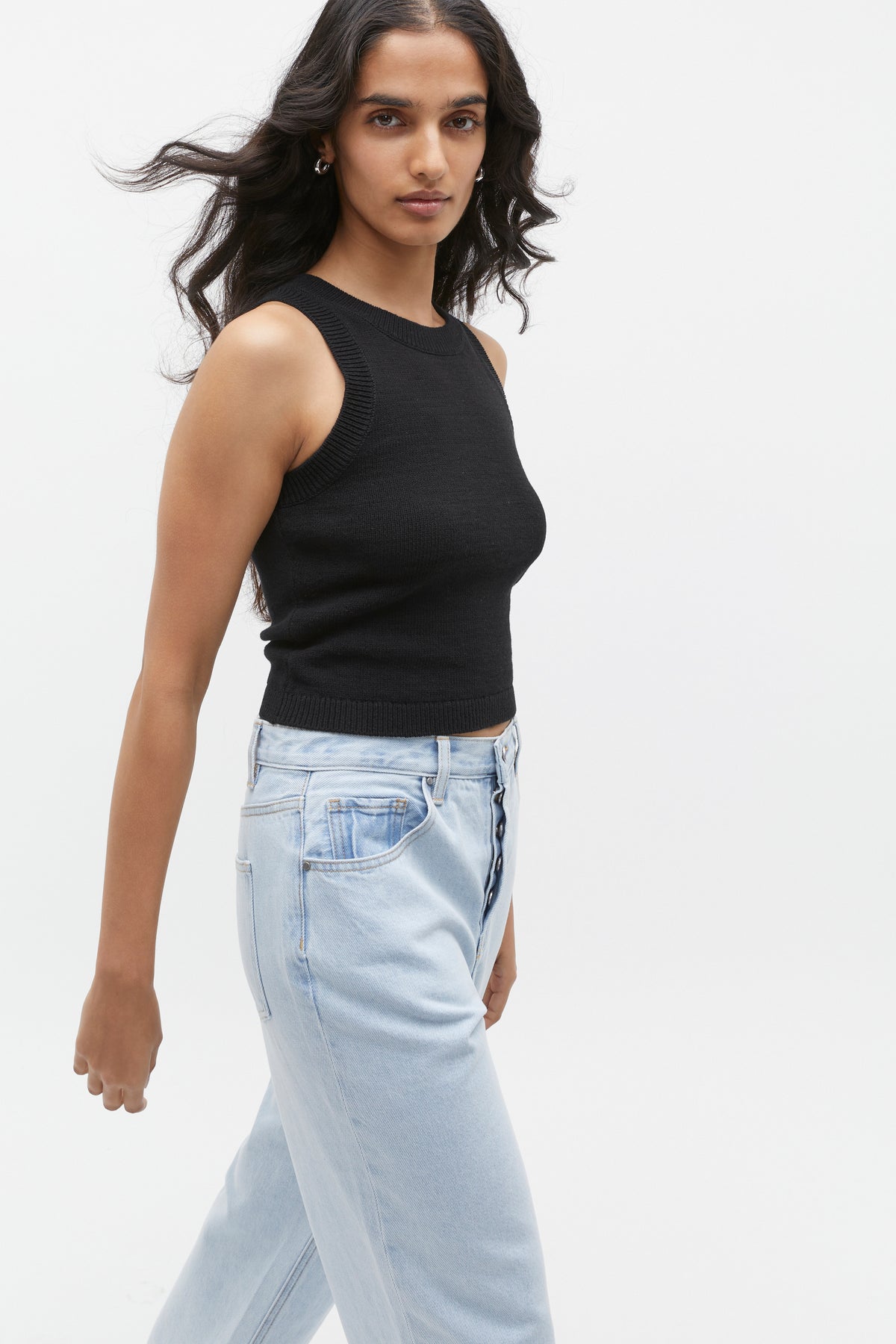 Cotton Knit Top