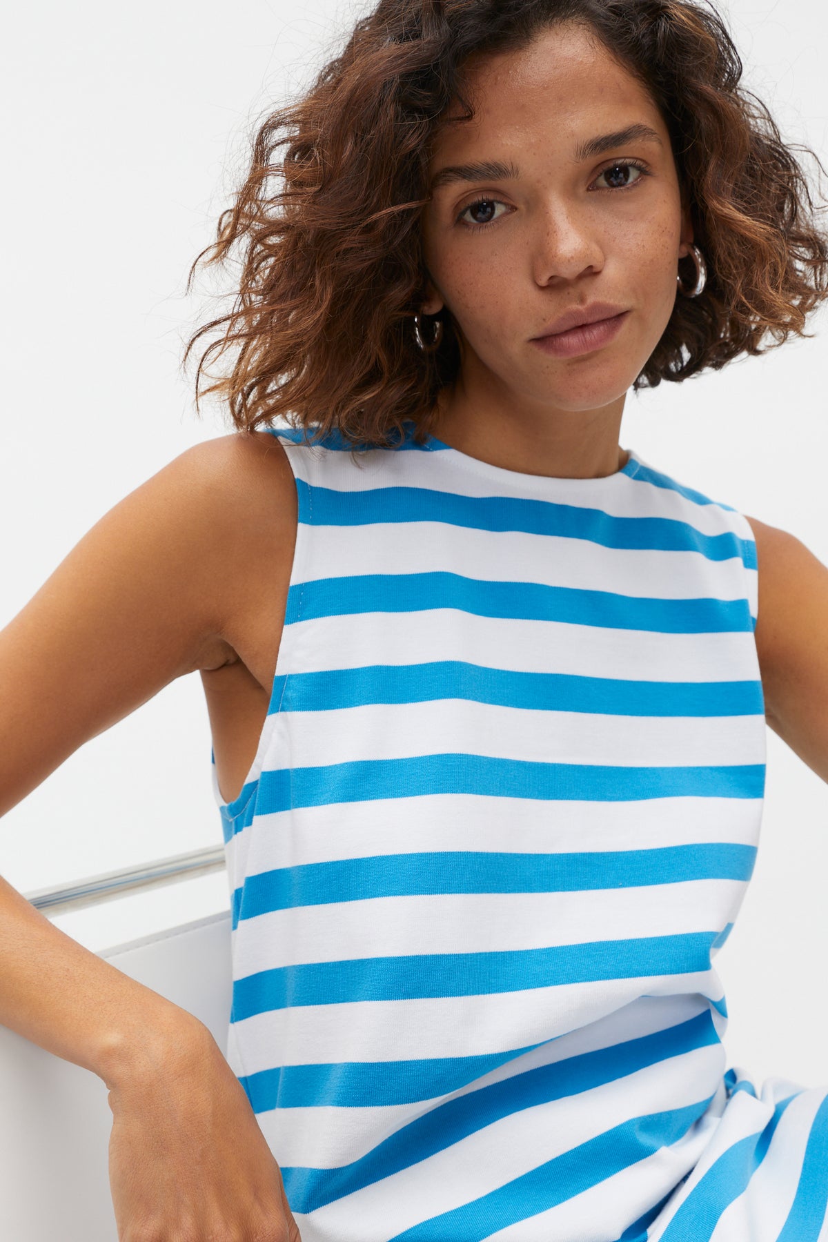 Jersey Mini Shift Dress