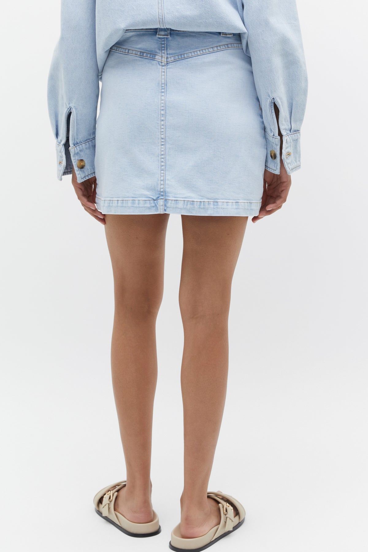 Denim Mini Skirt