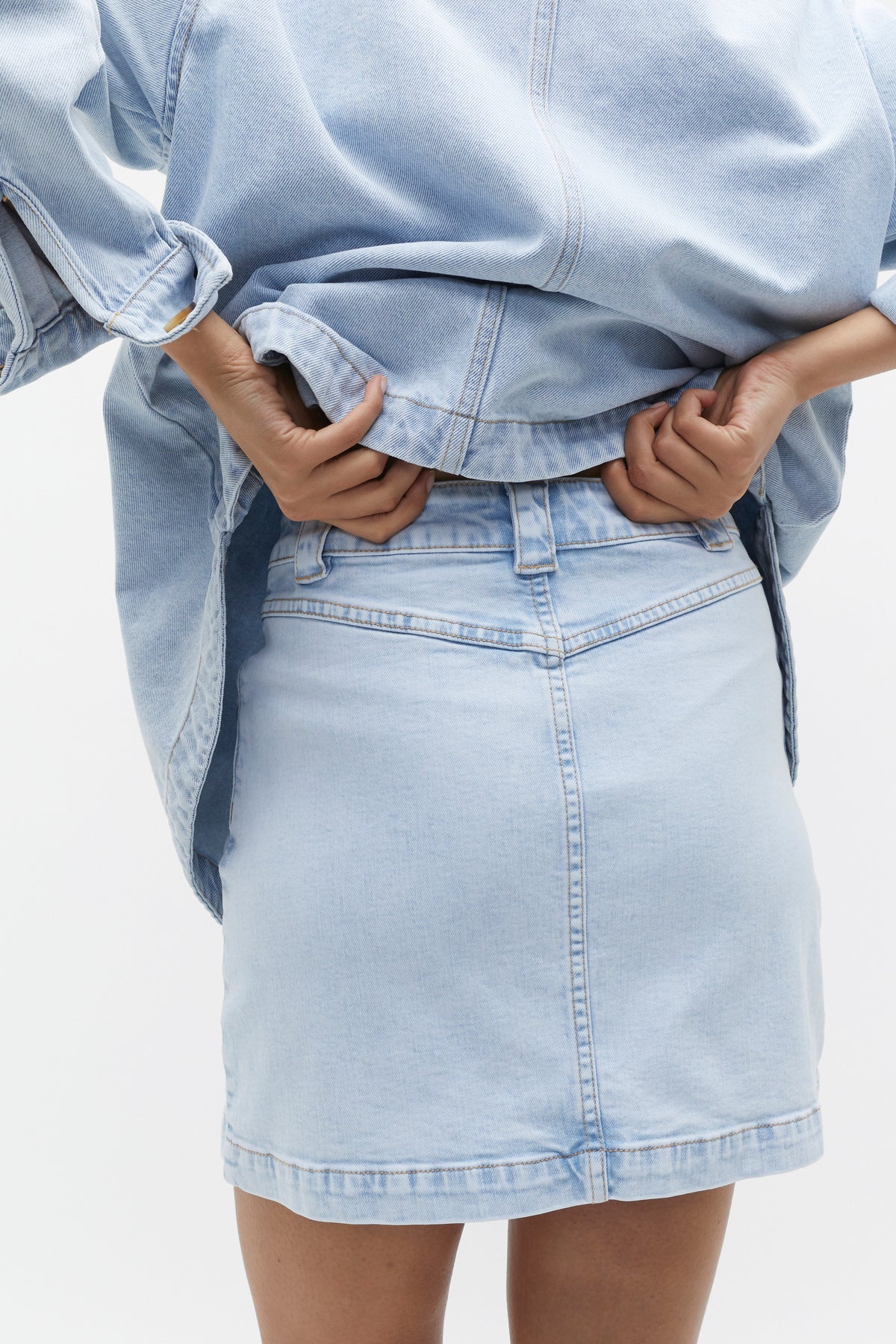 Denim Mini Skirt