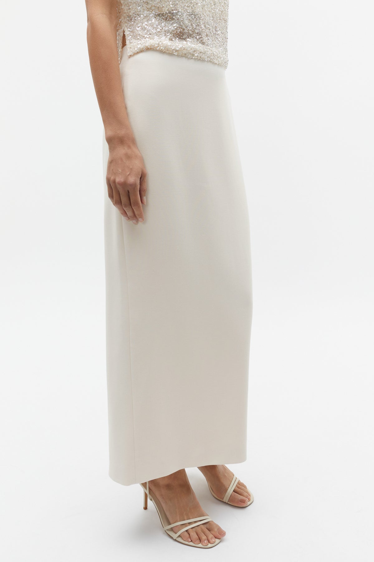 Tailored Column Skirt