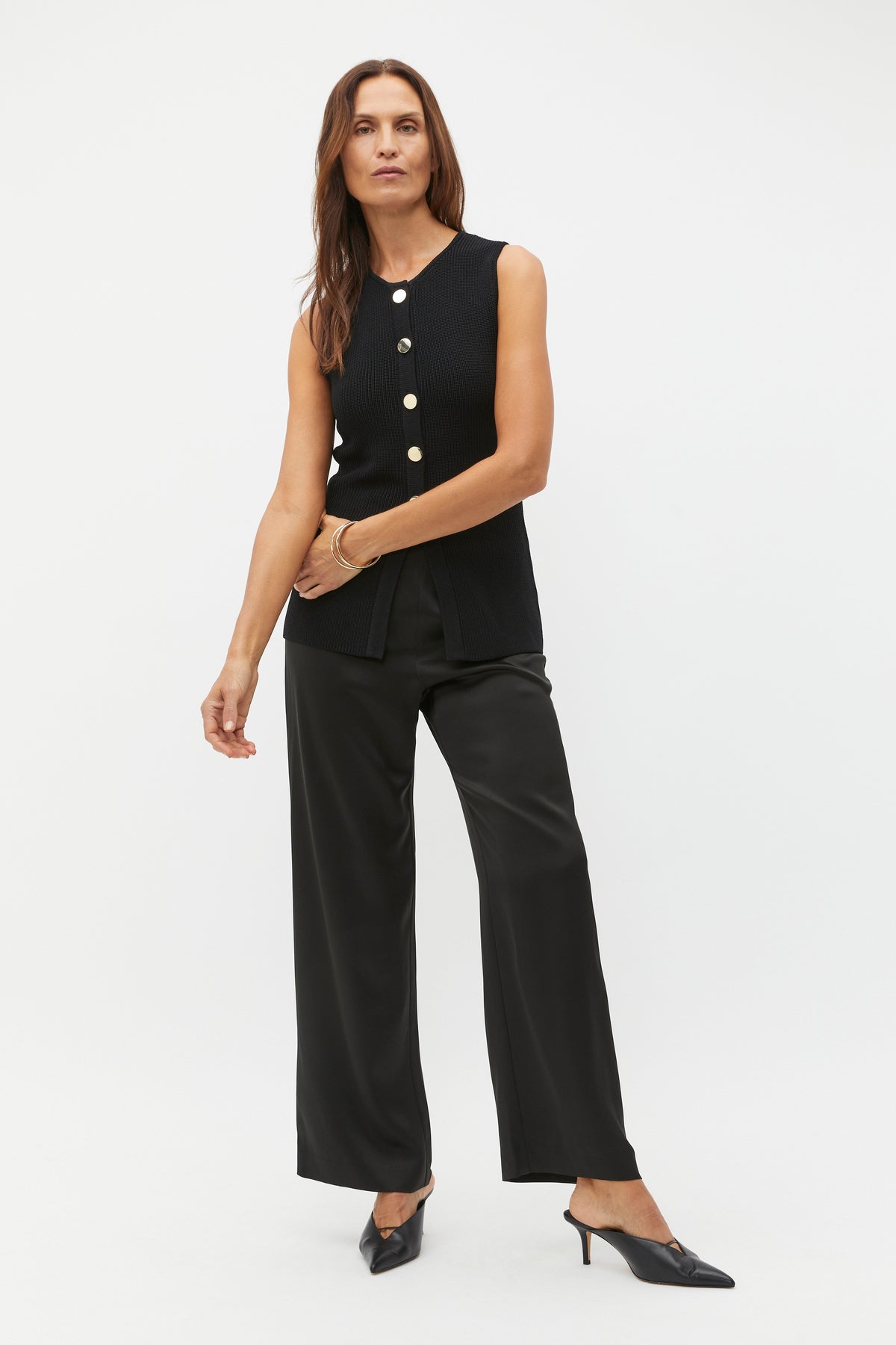 Satin Wide Leg Pant