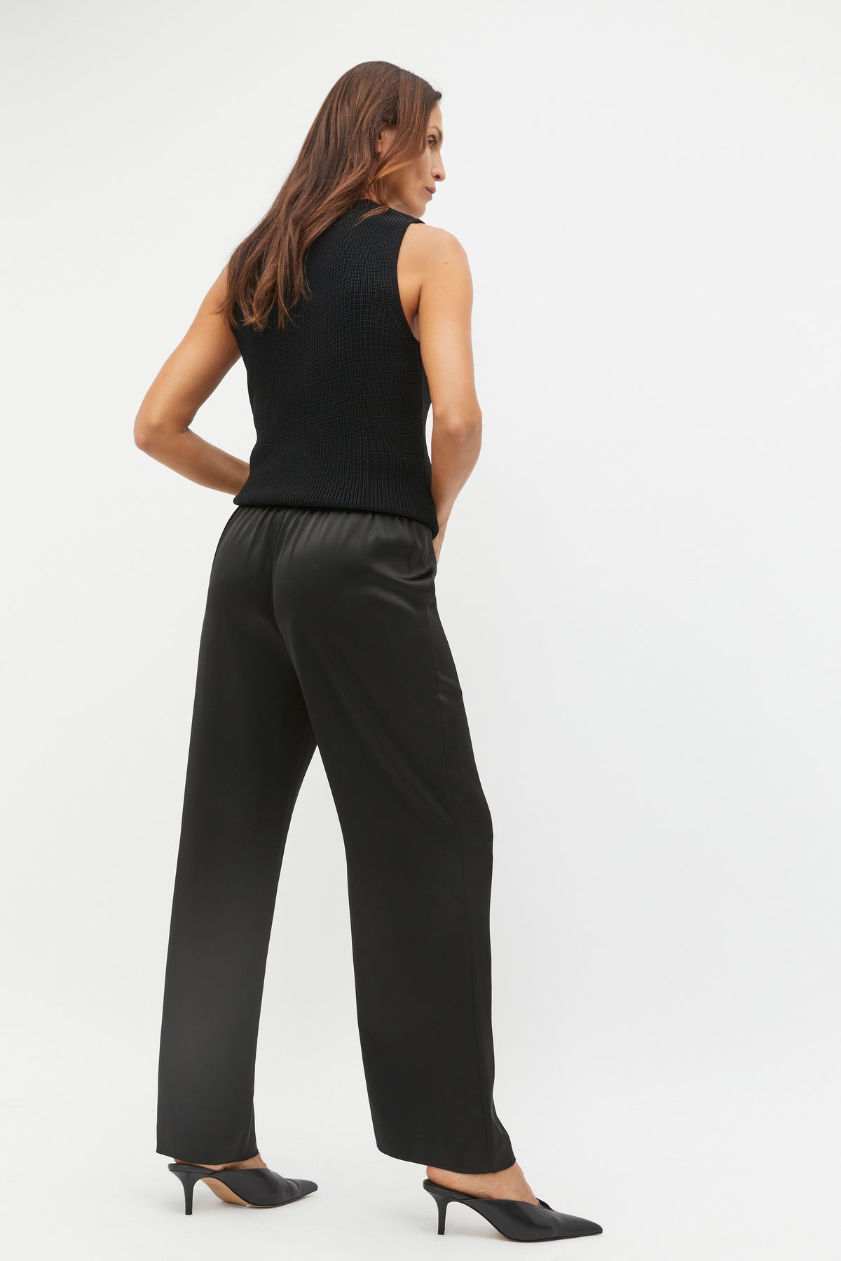Satin Wide Leg Pant