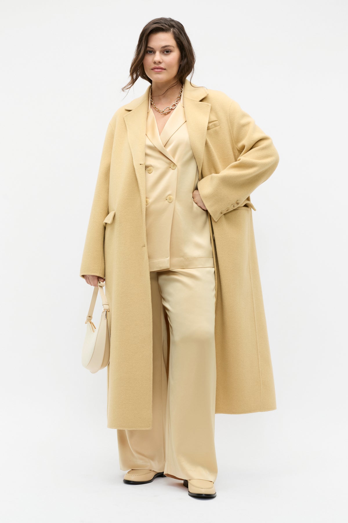 Satin Wide Leg Pant