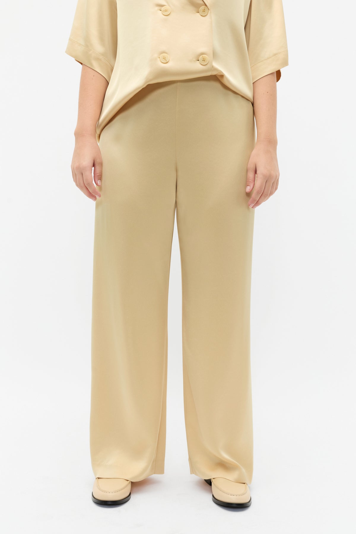 Satin Wide Leg Pant