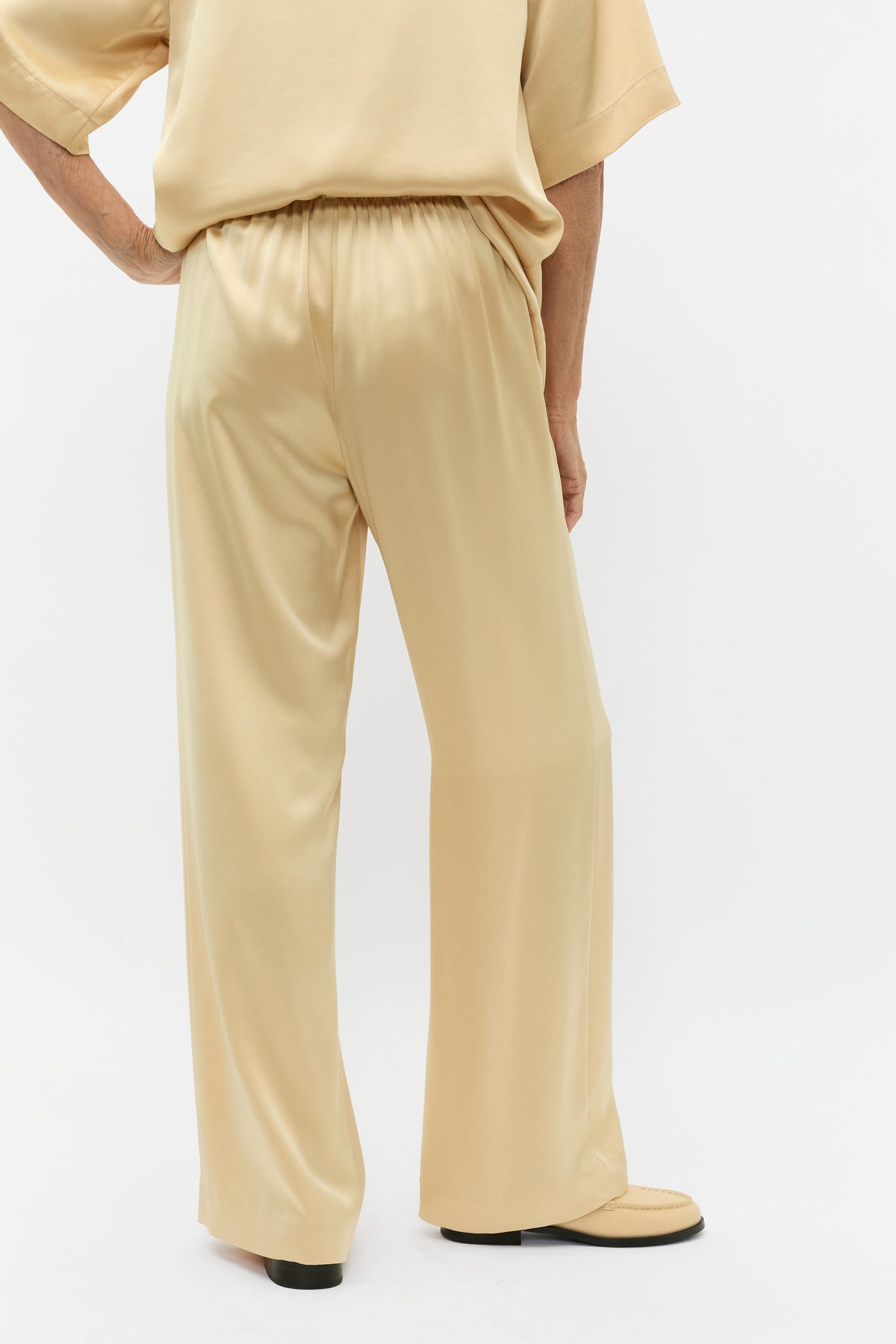 Satin Wide Leg Pant