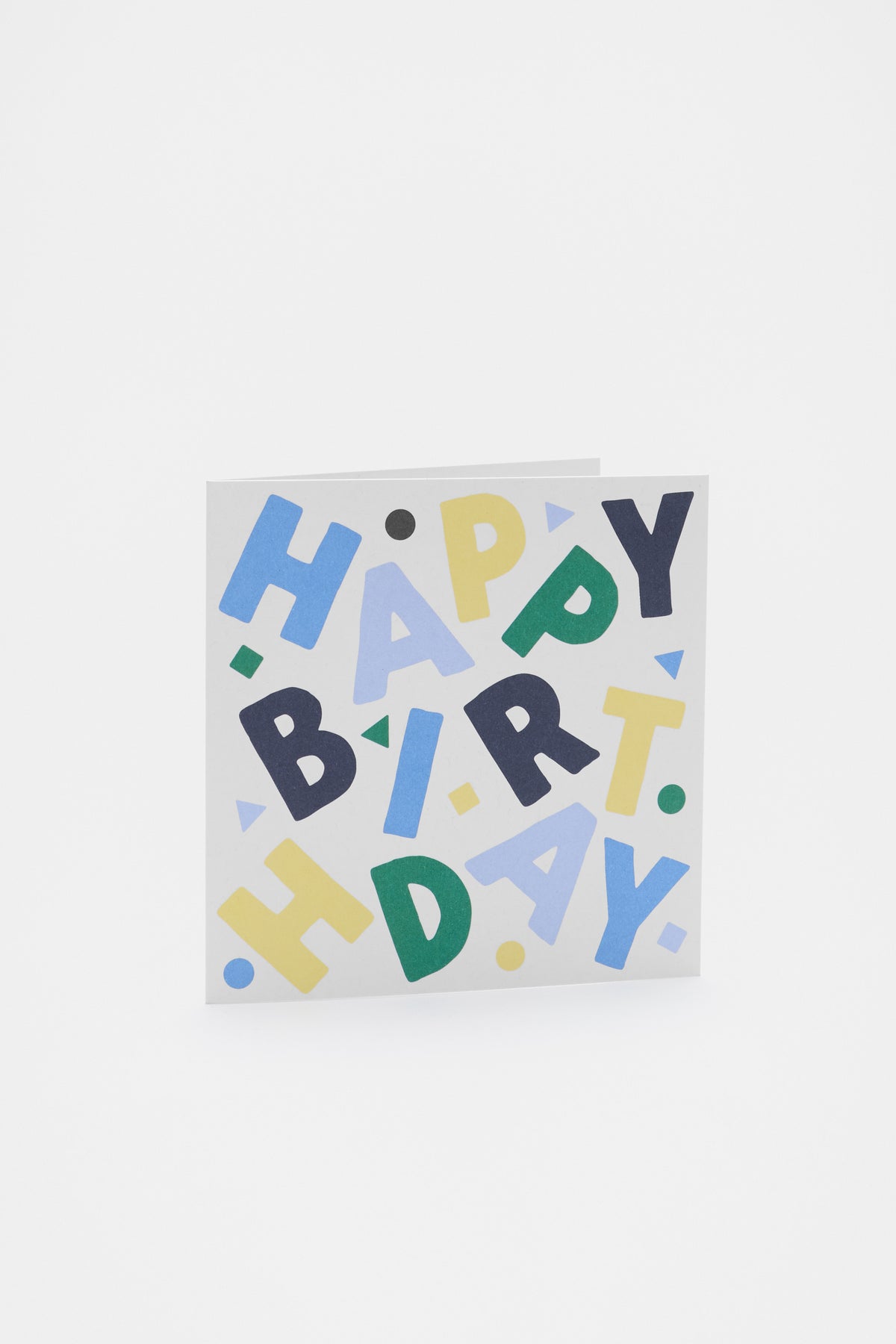 Large Scattered Happy Birthday Card