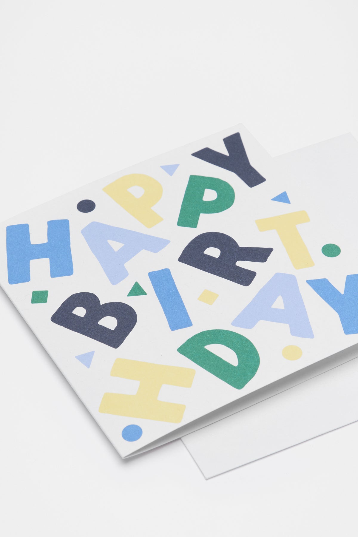 Large Scattered Happy Birthday Card