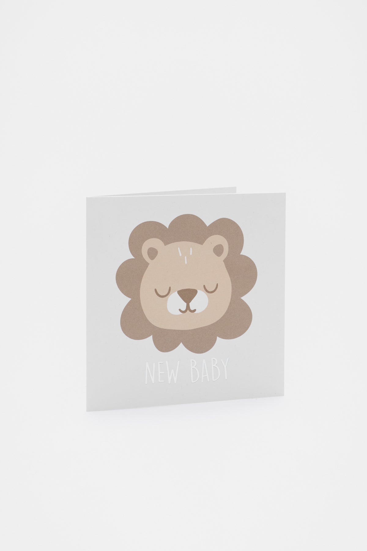Large New Baby Lion Card
