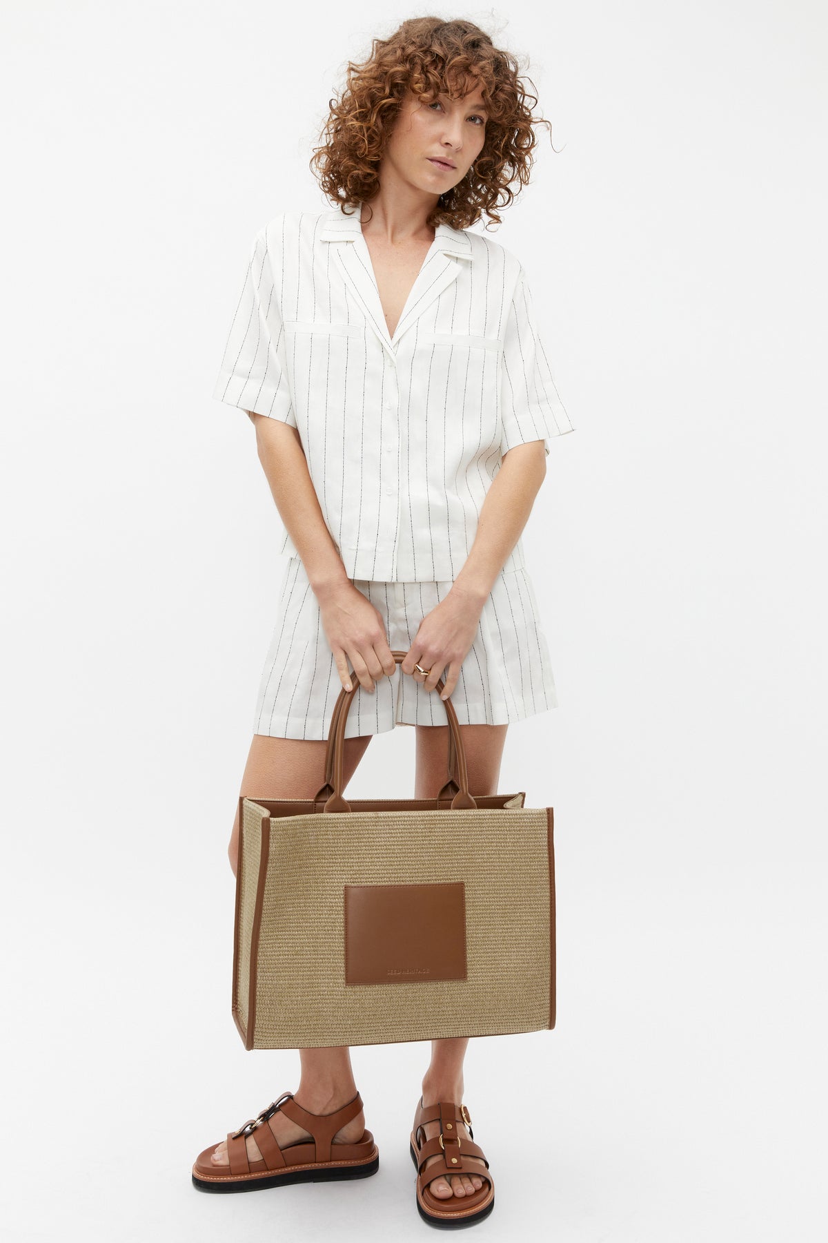 Linear Stripe Short