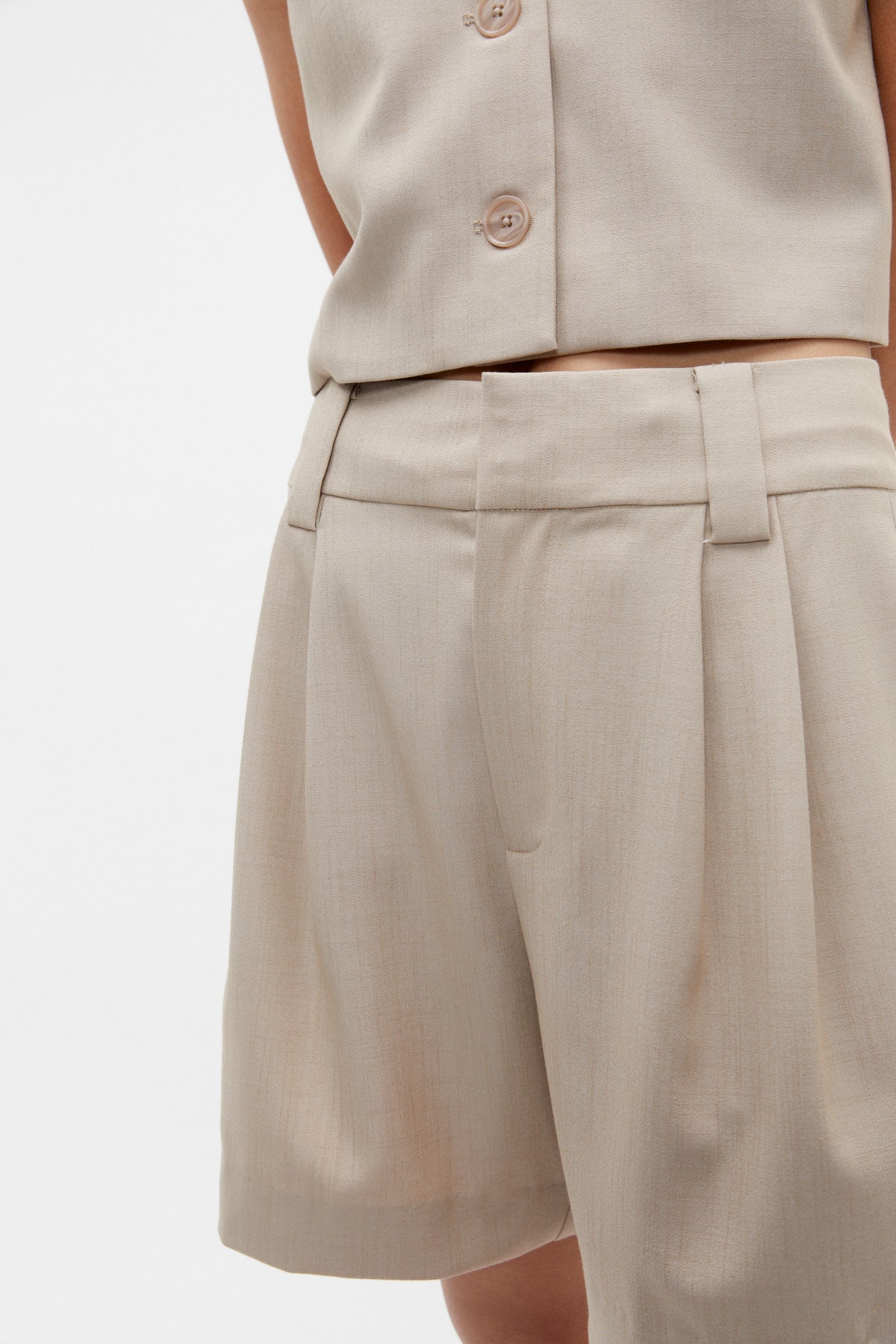 Tailored Utility Suit Short