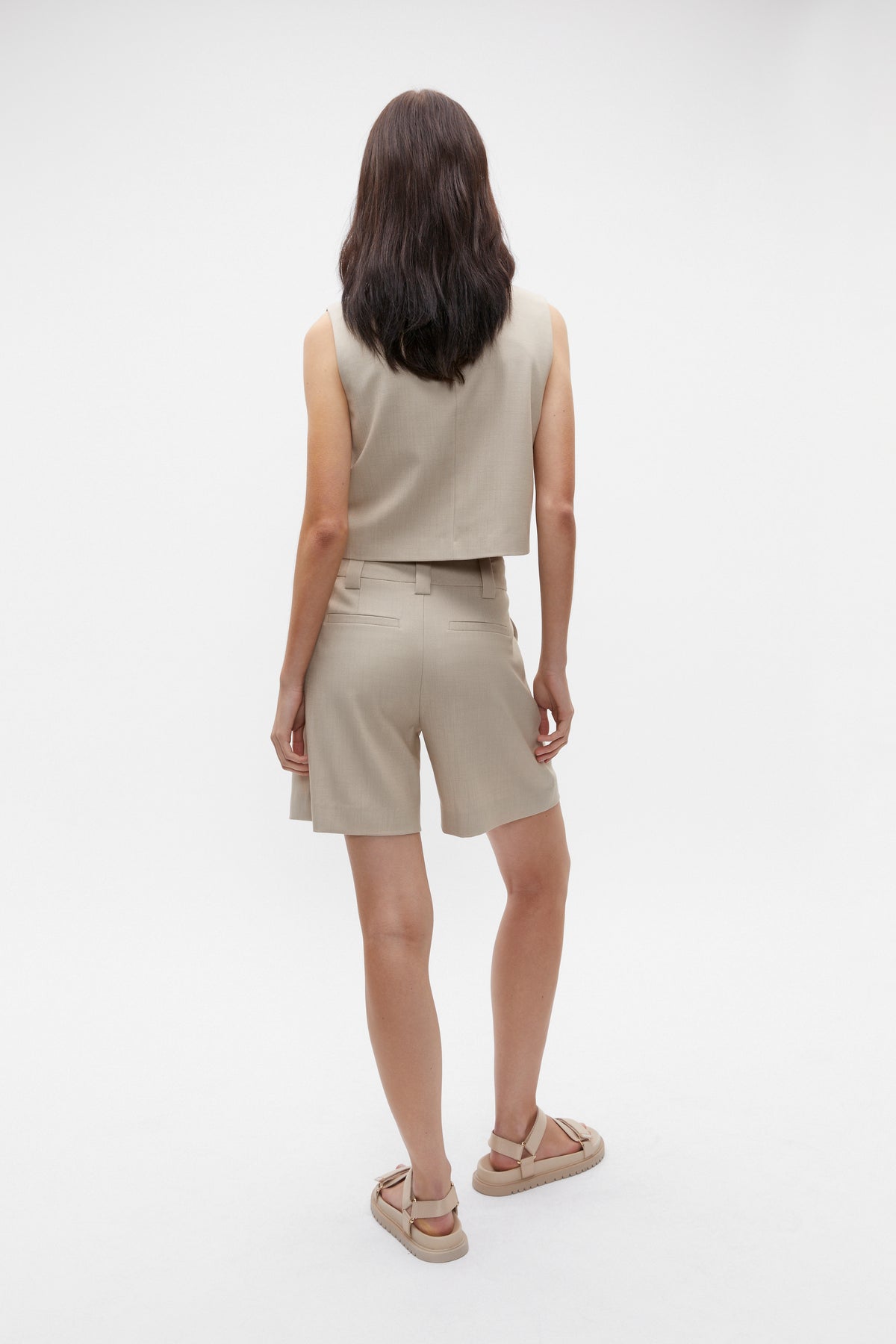 Tailored Utility Suit Short