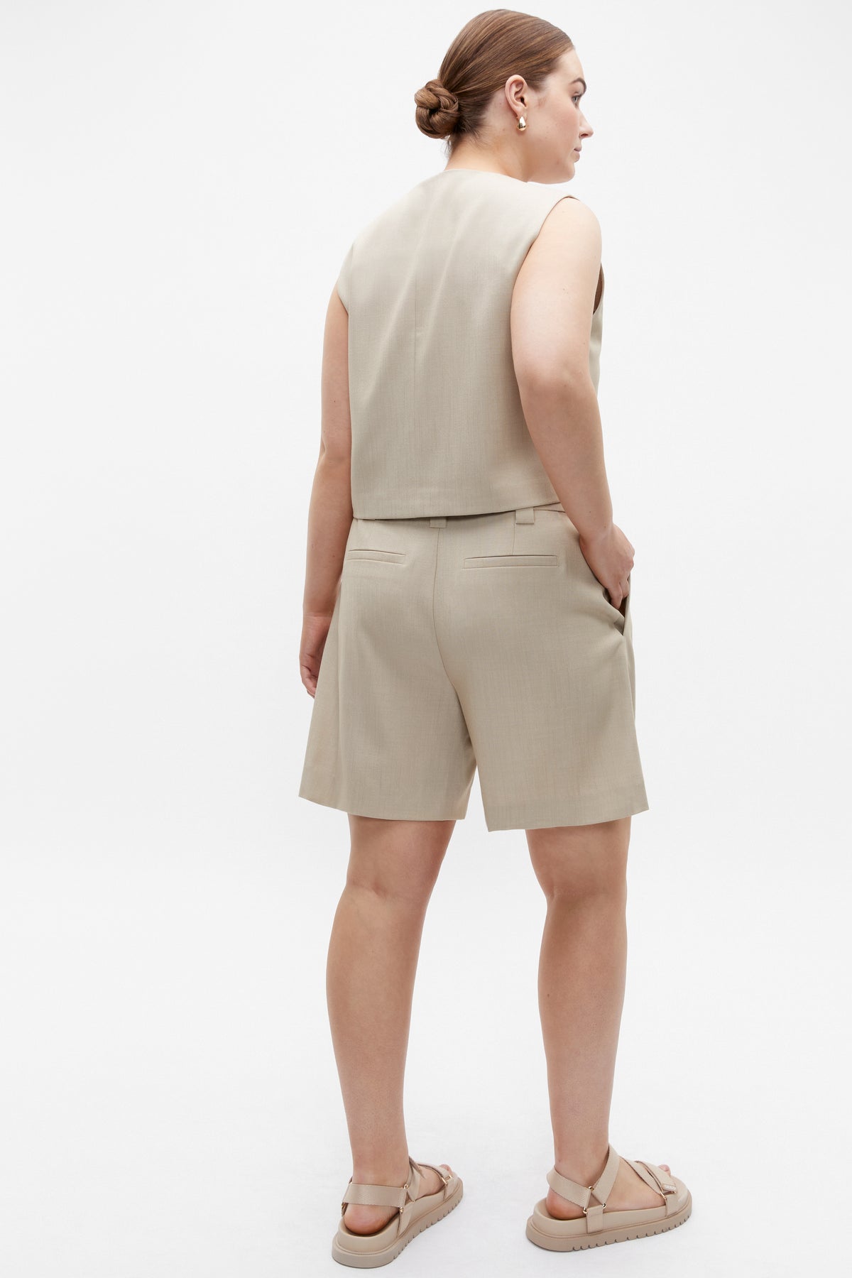 Tailored Utility Suit Short