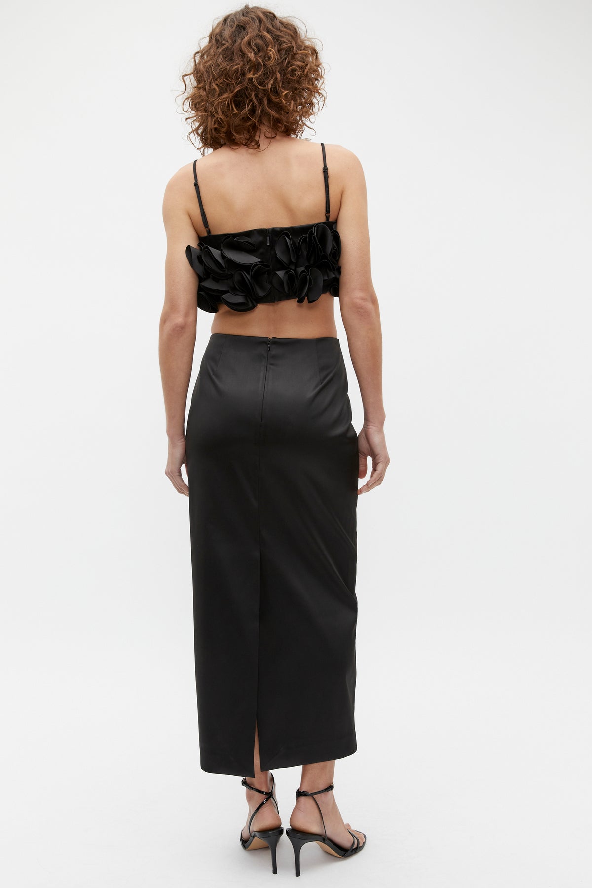 Sateen Rosette Bustier