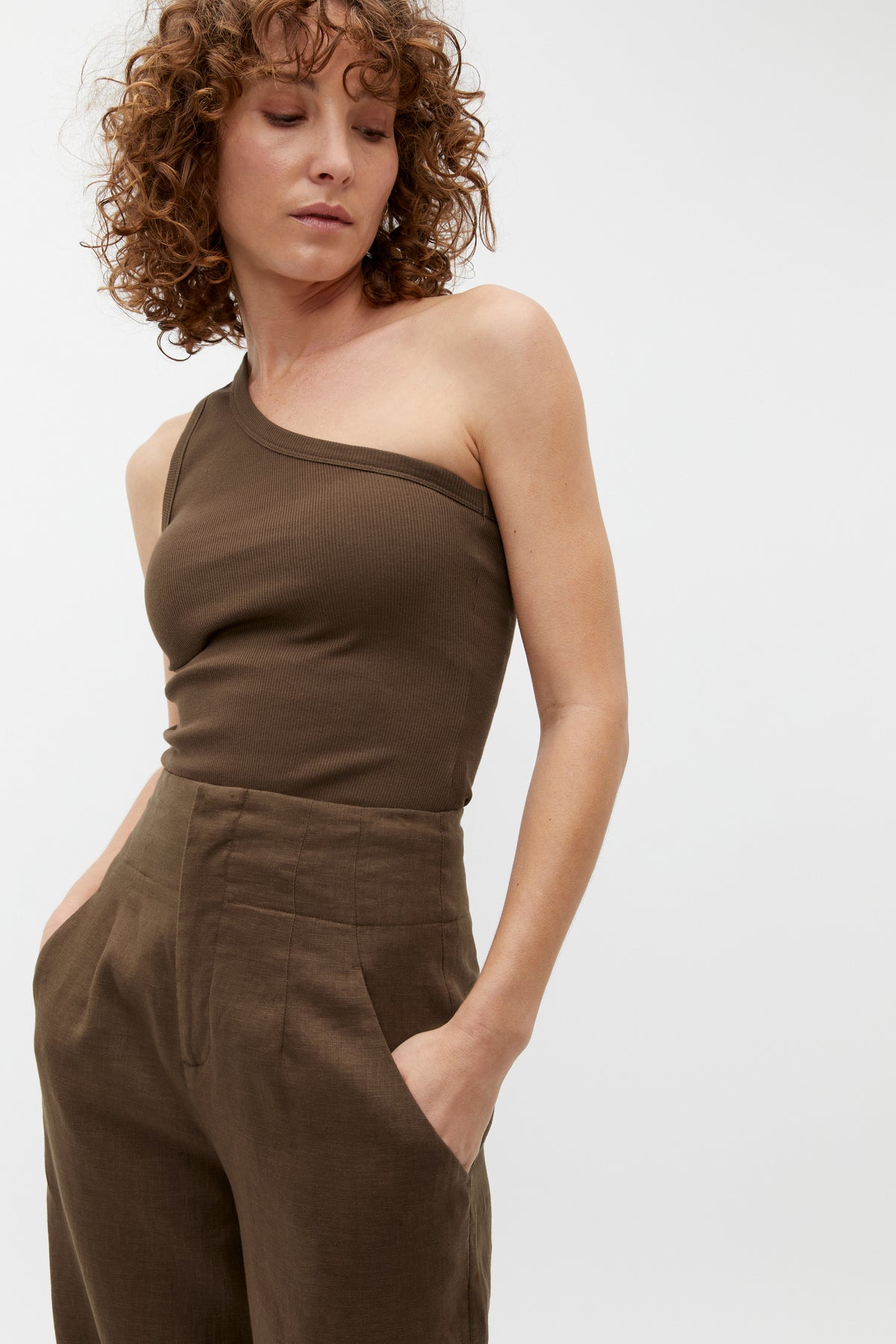 One Shoulder Tank