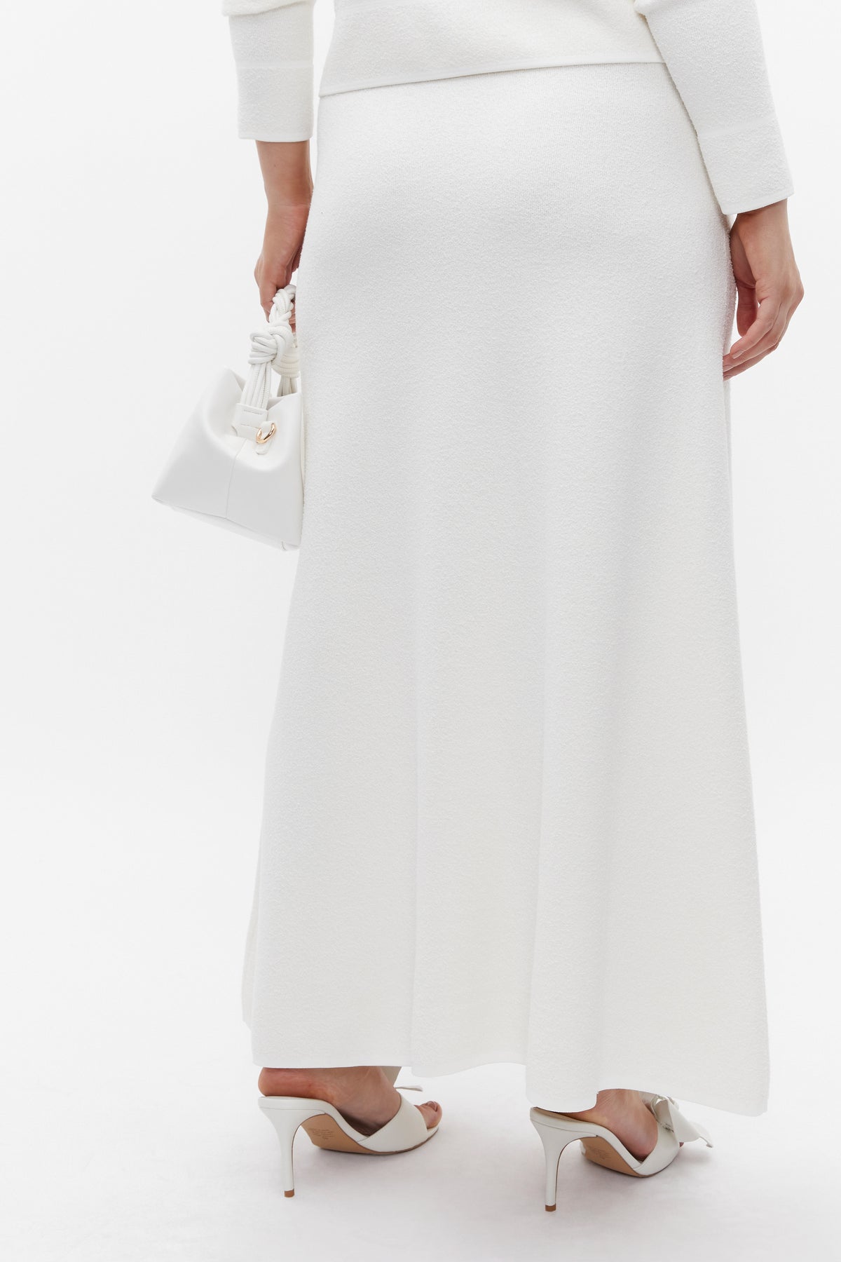 Boucle Knit Swing Skirt