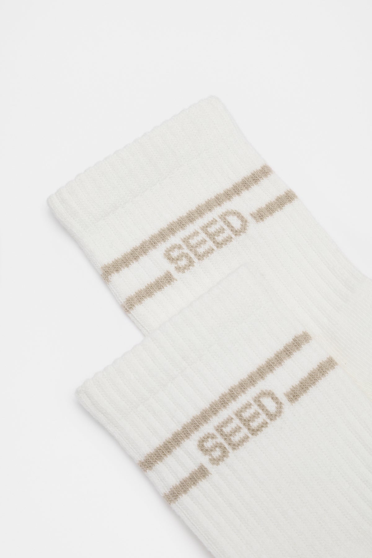 Stripe Logo 1/4 Crew Sock