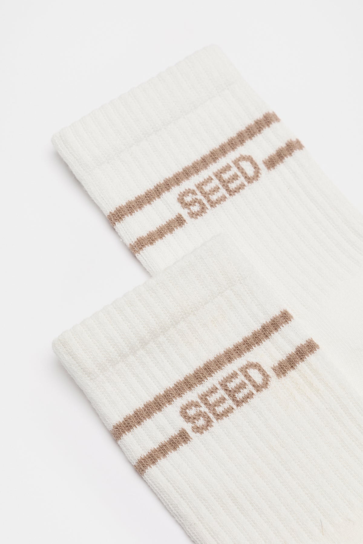 Stripe Logo 1/4 Crew Sock