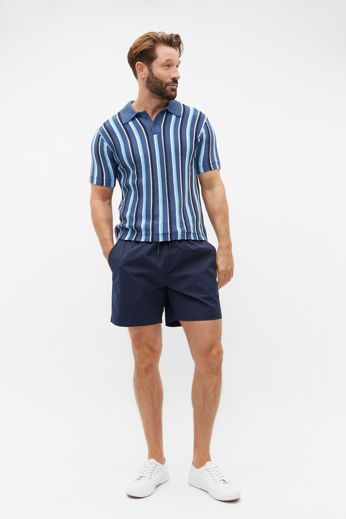 Relaxed Knit Polo
