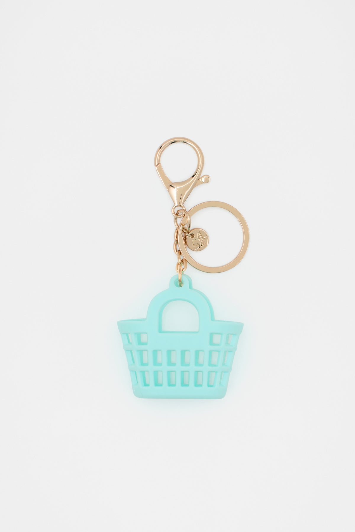 Retro Basket Keyring