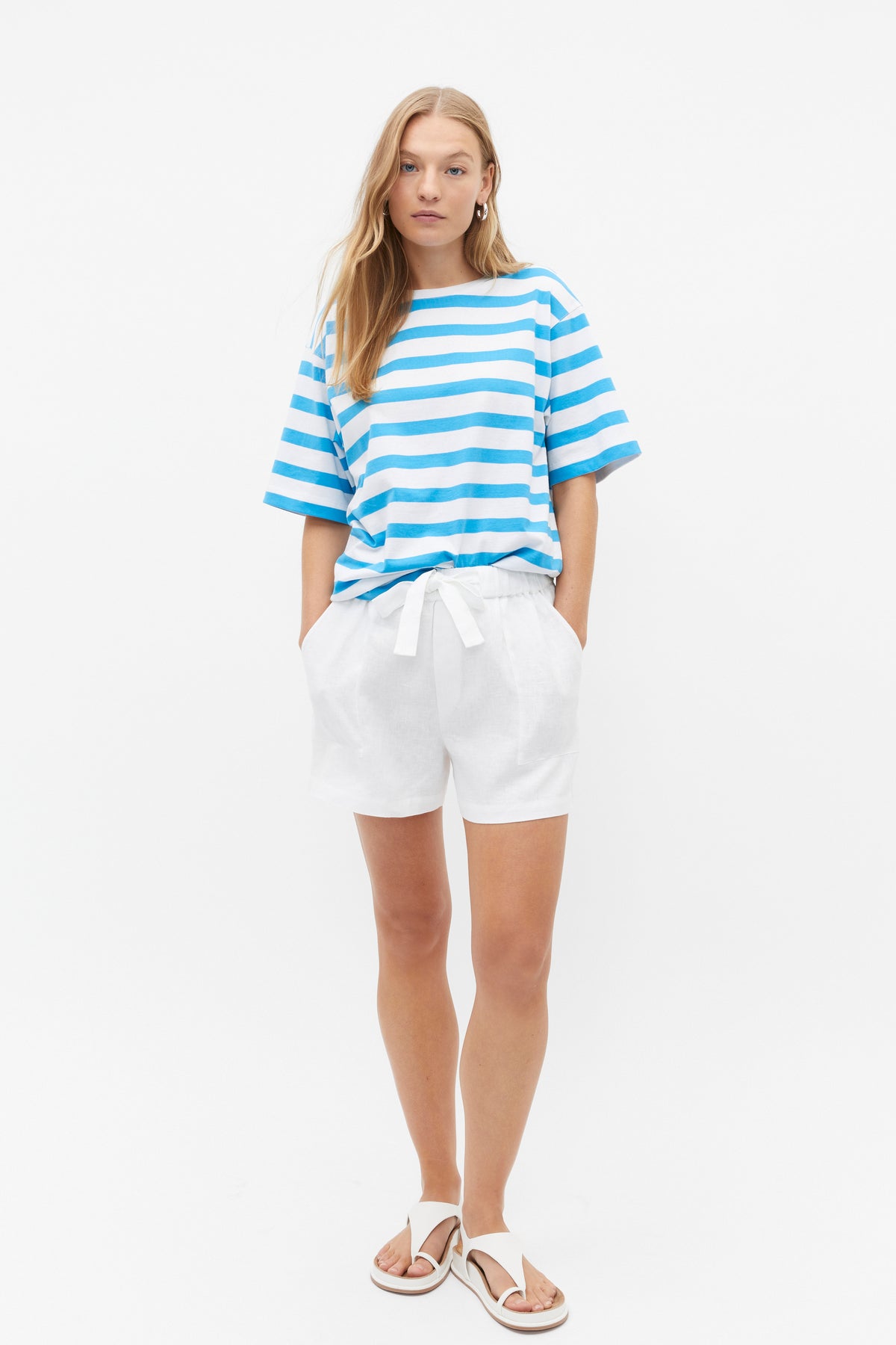 Core Linen Tie Waist Short