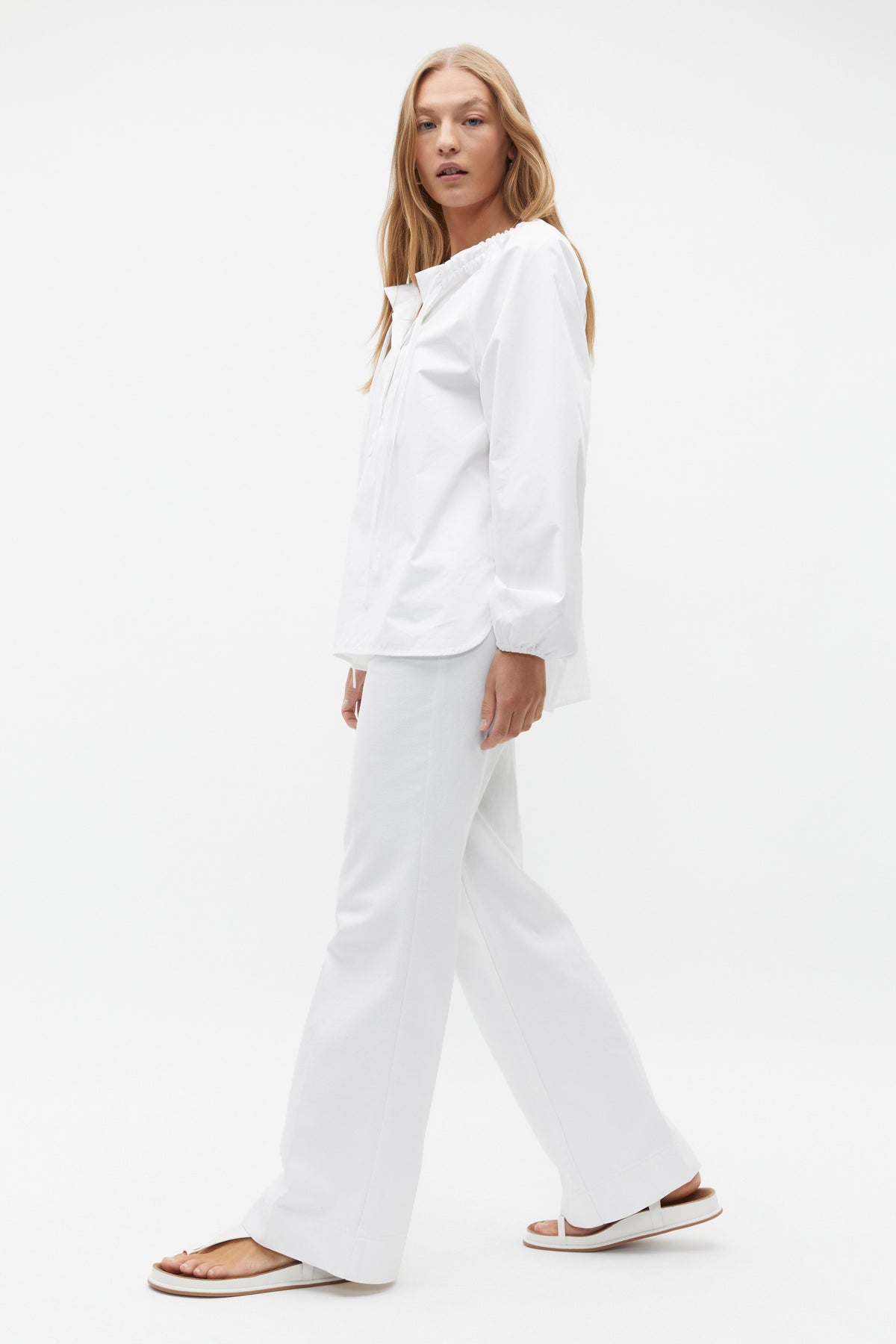 Tie Detail Poplin Blouse
