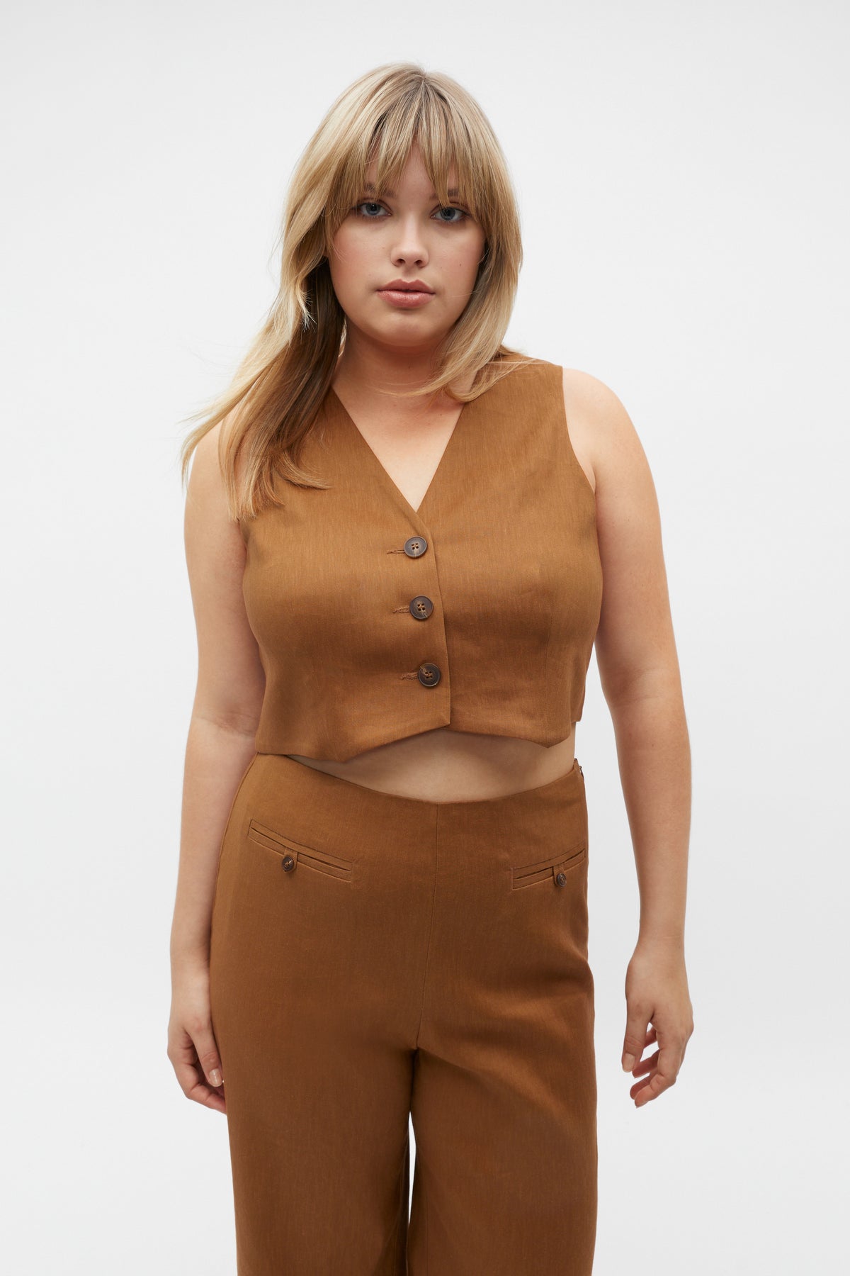 Tailored Crop Vest
