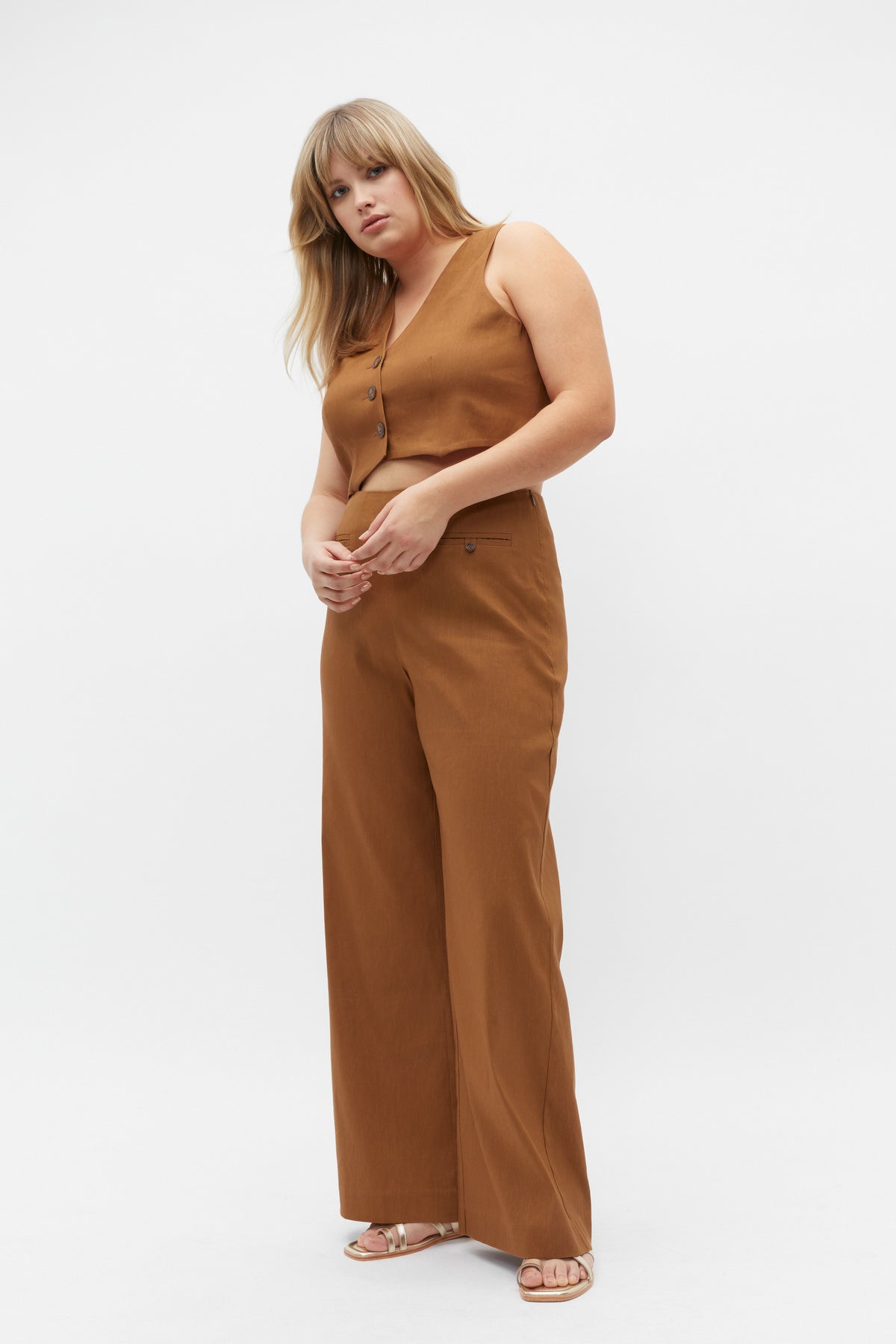 Tailored Crop Vest