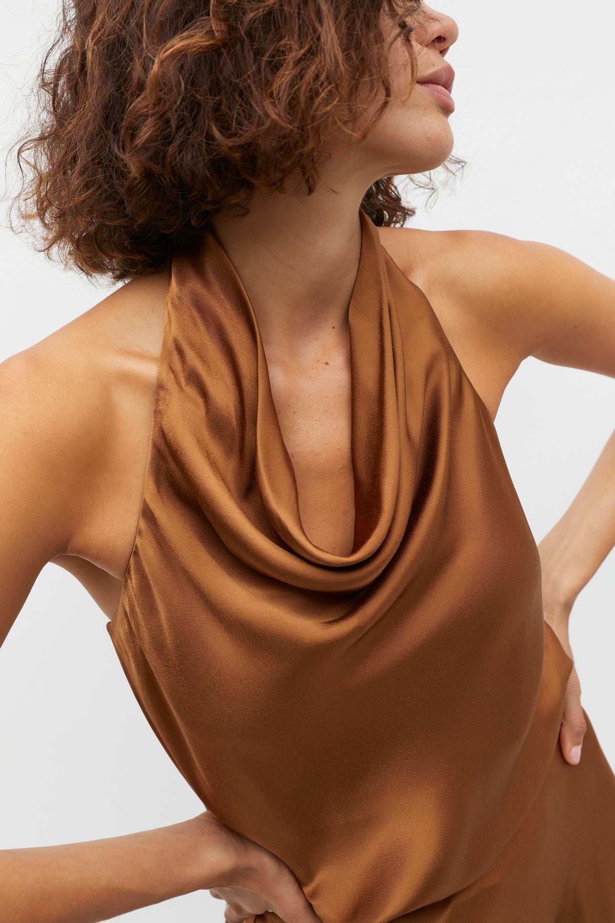 Satin Halter Top