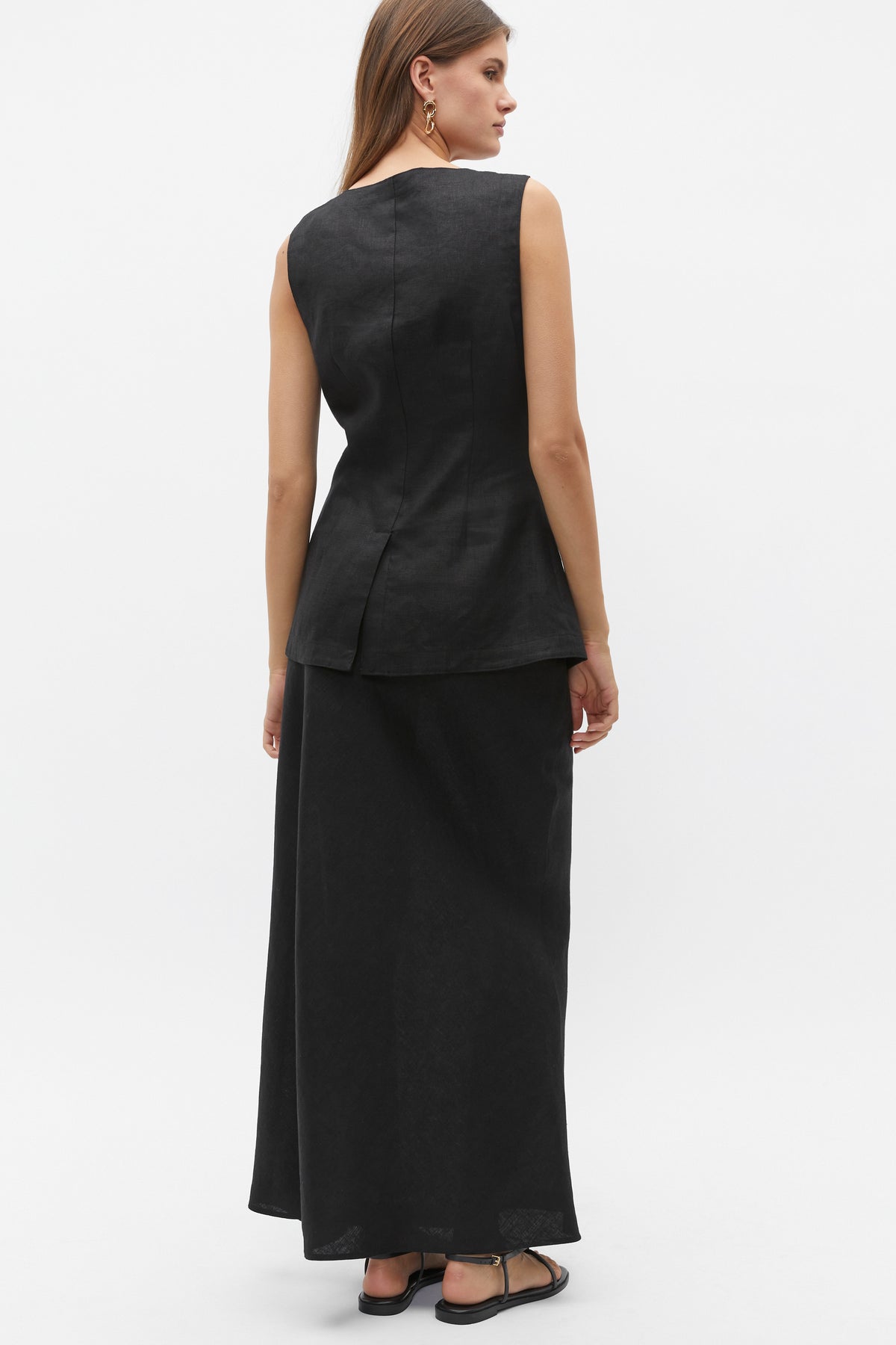 Linen Vest Top