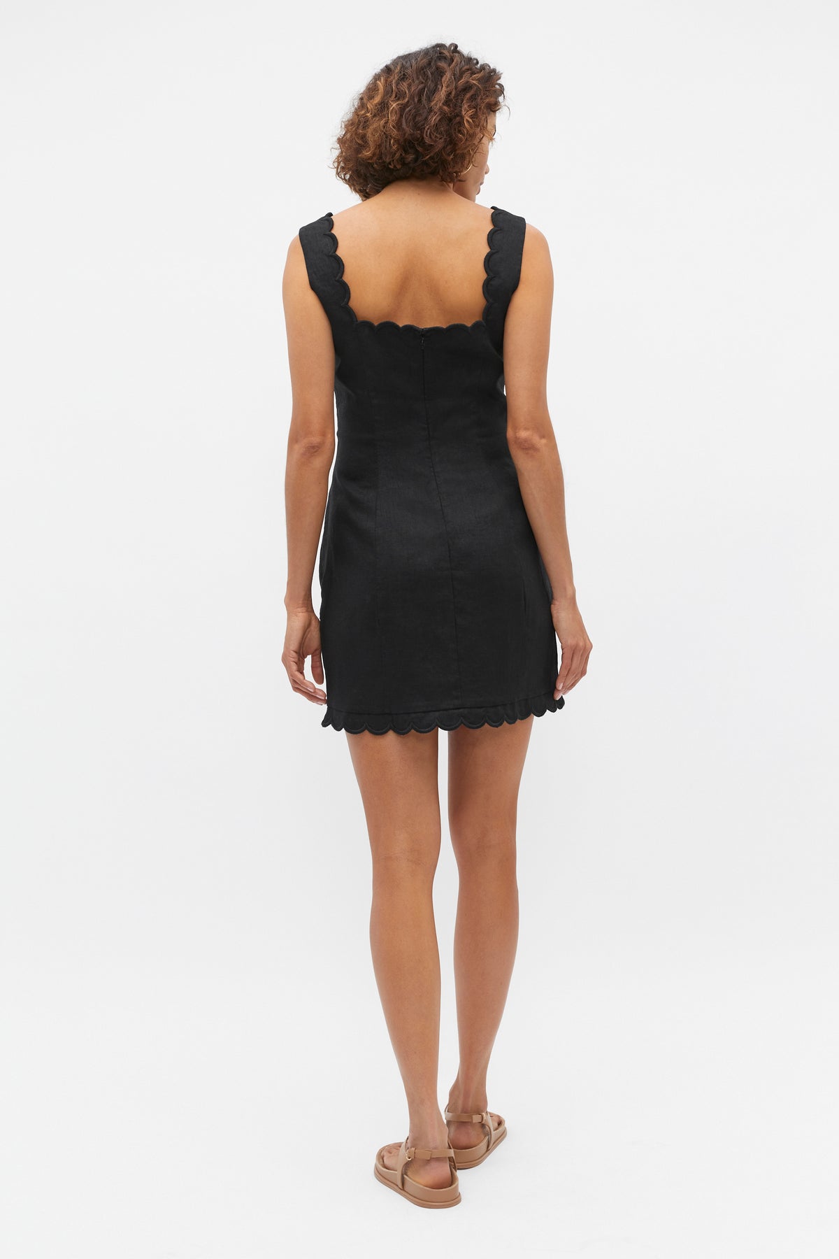 Scallop Mini Dress