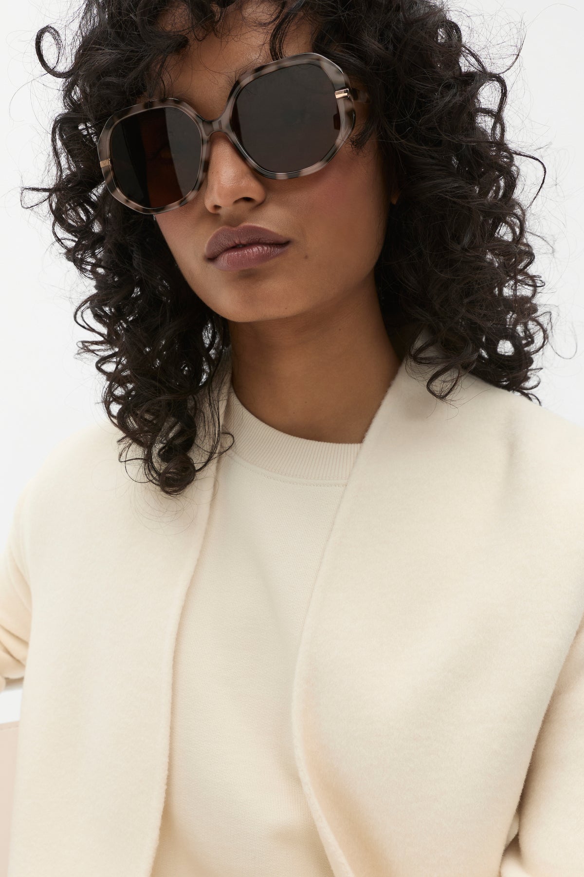 Clara Oversized Glam Sunglasses