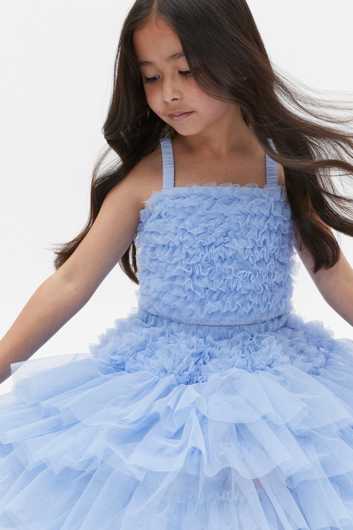 Ruffle Tulle Top