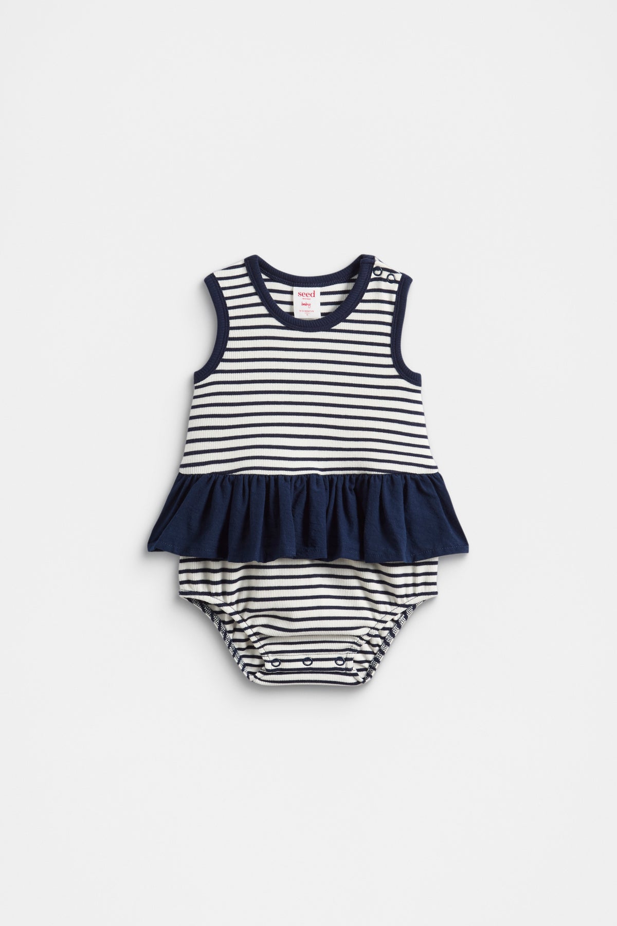 Ruffle Spliced Romper