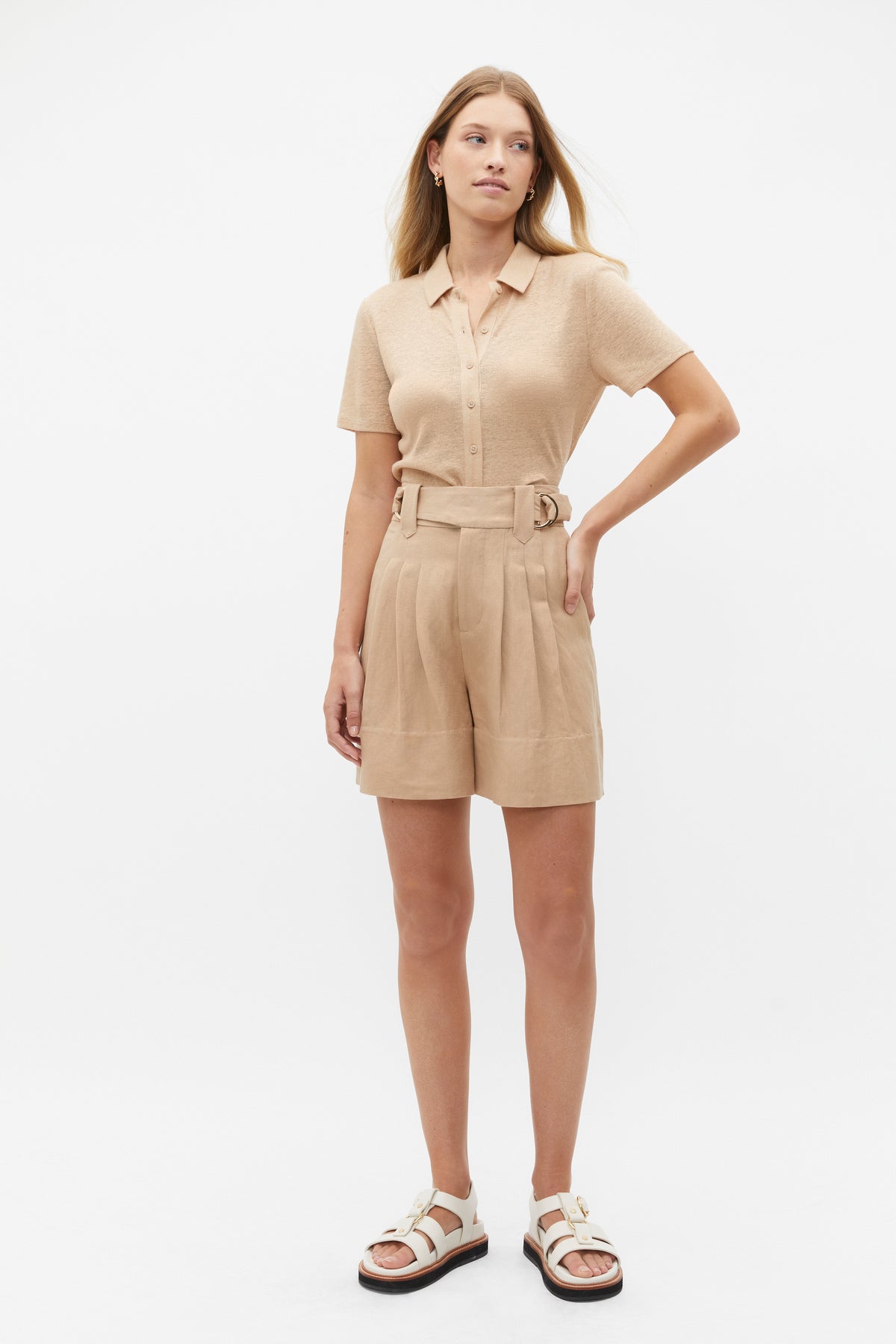 D Ring Mid Length Short