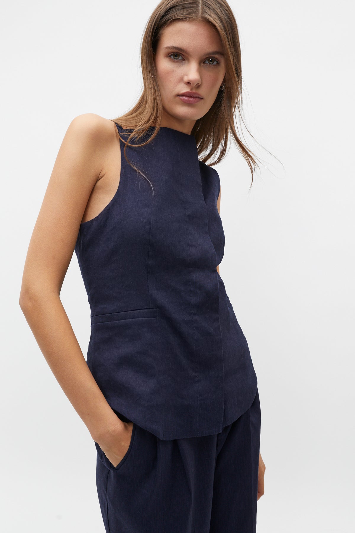 Square Neck Vest