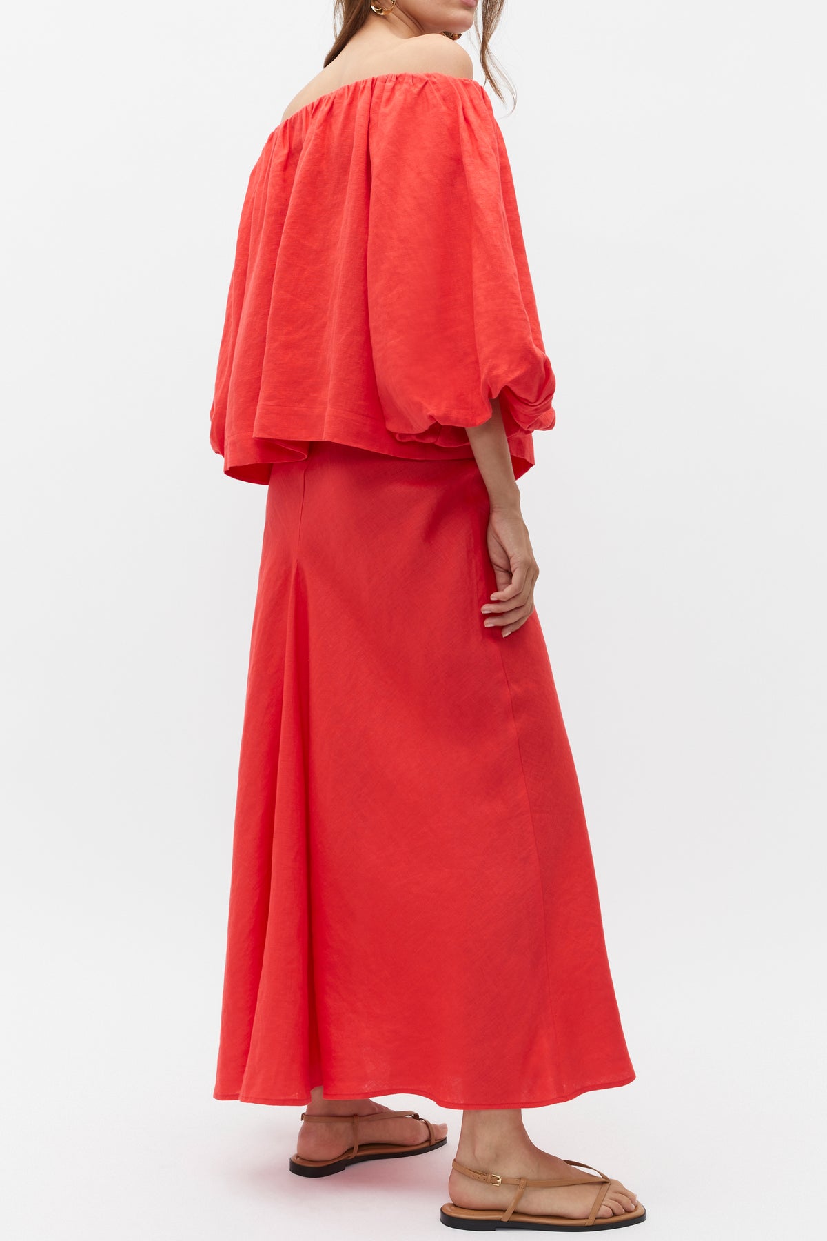Linen Off Shoulder Top