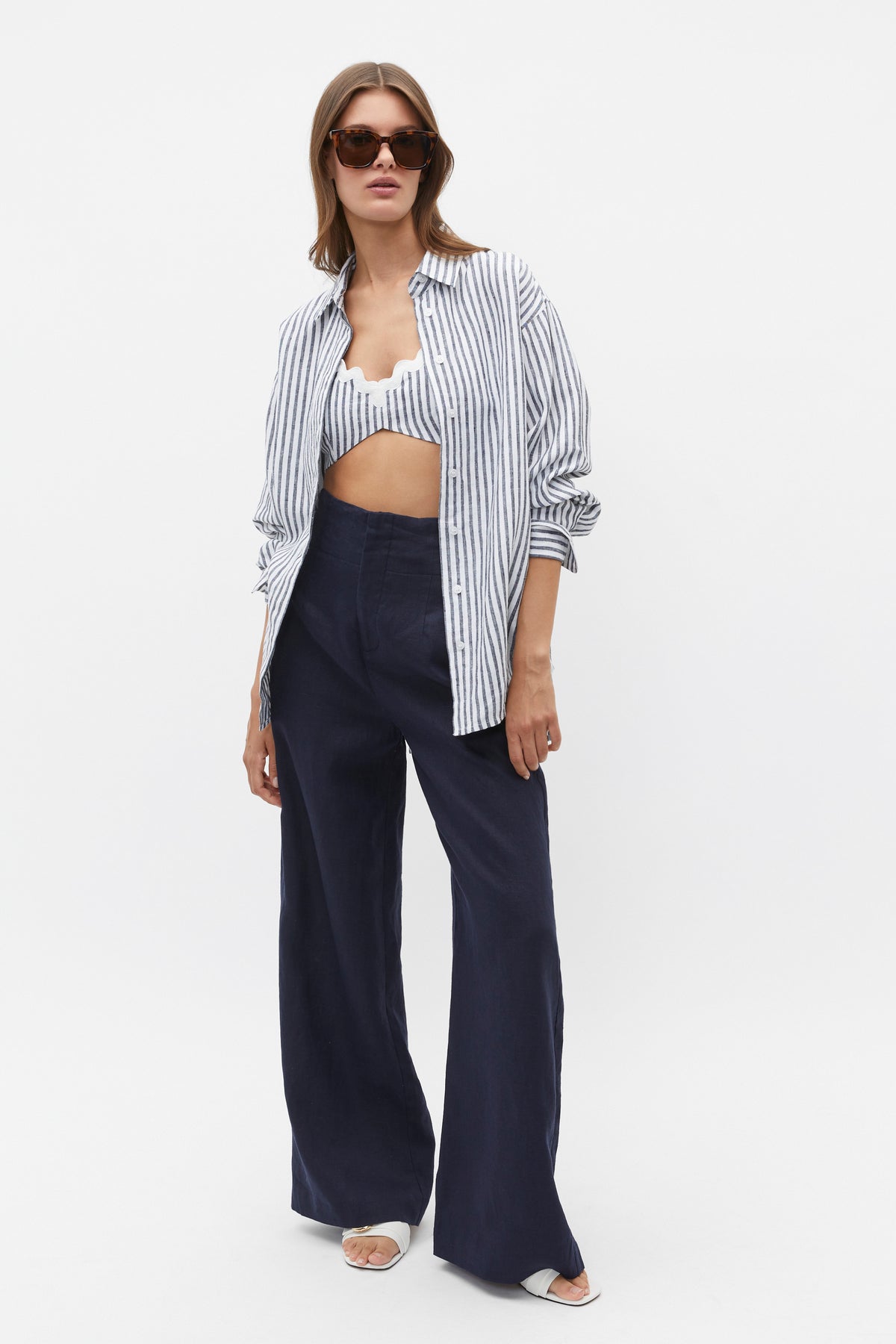 Linen Ric Rac Bralette