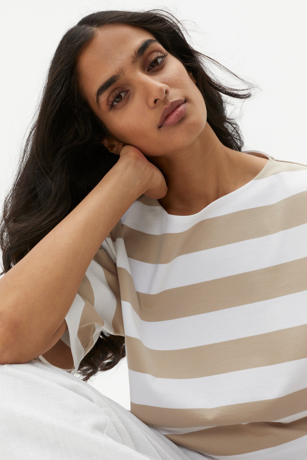 Boxy Boat Neck Tee