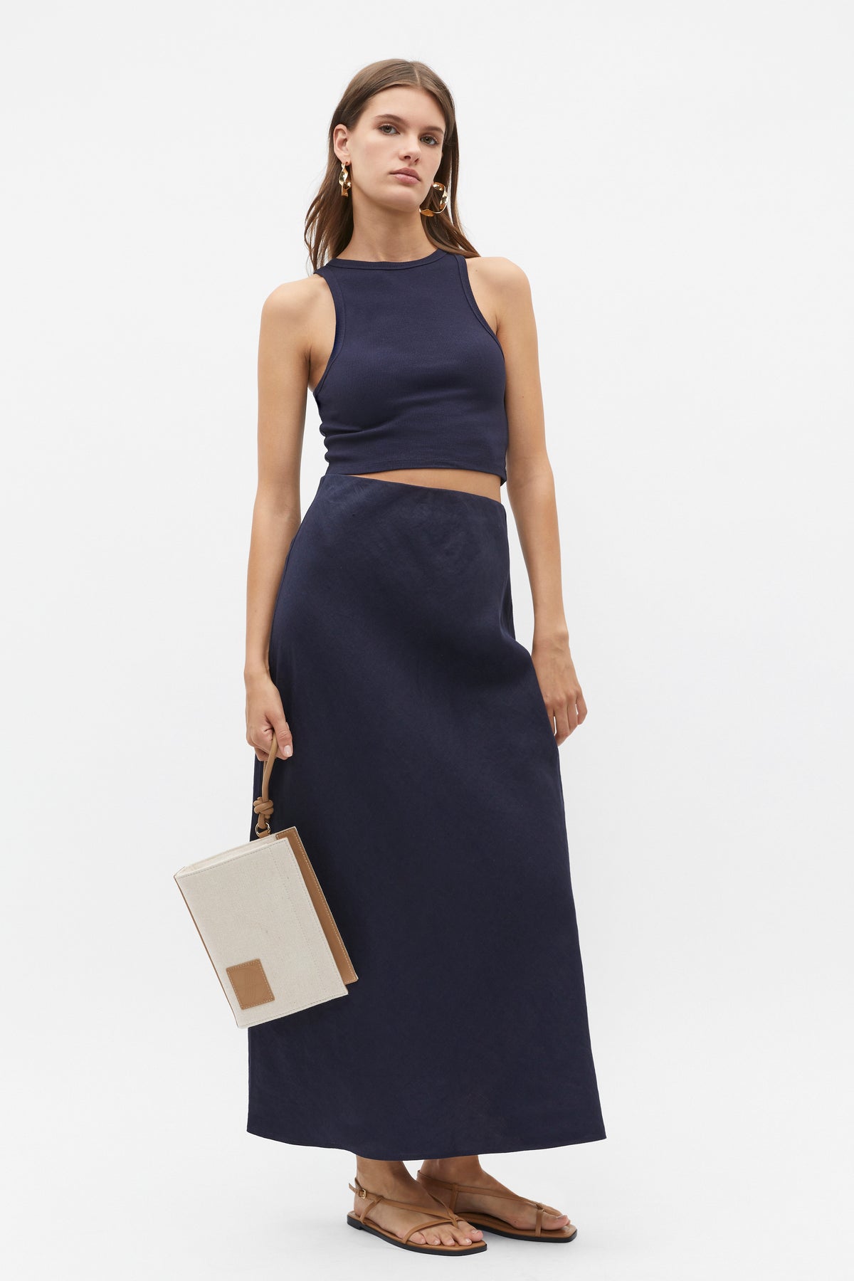 Cropped Rib Tank