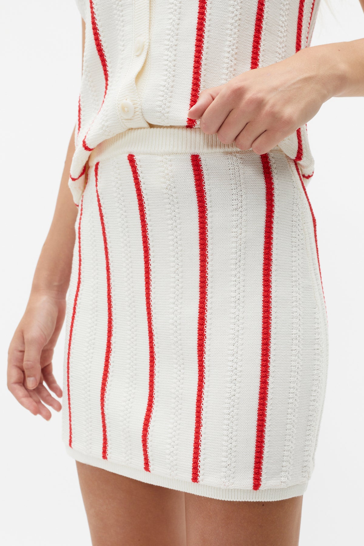 Crochet A Line Mini Skirt