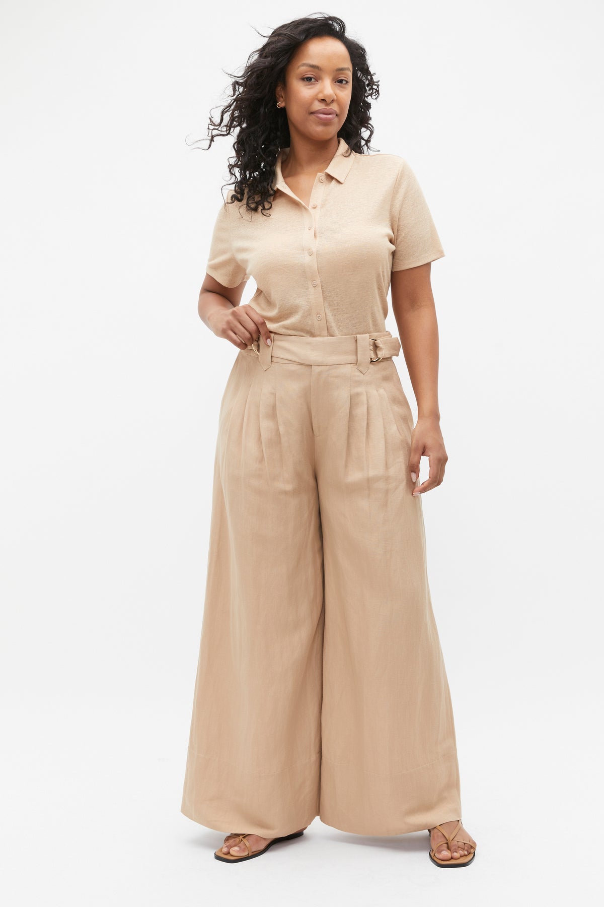 D Ring Pleat Pant