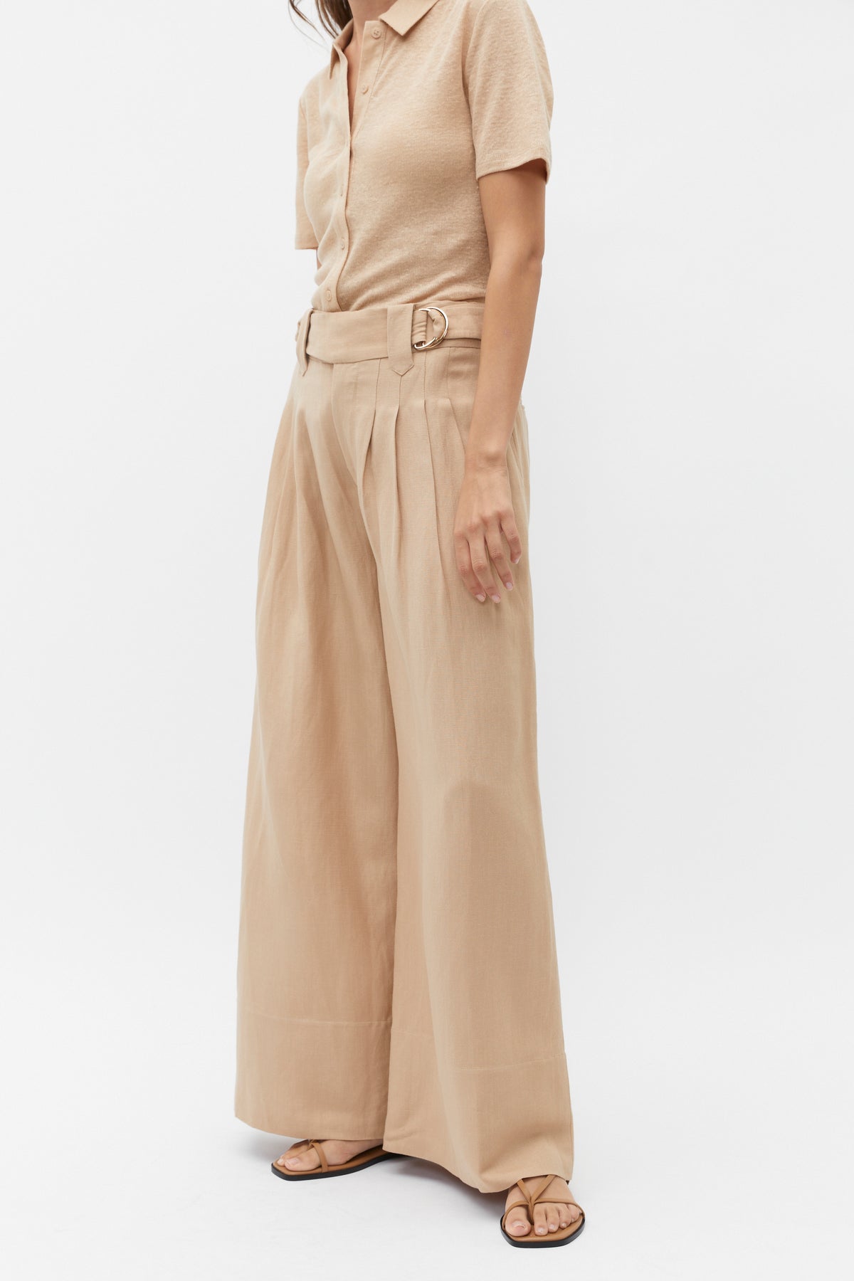 D Ring Pleat Pant
